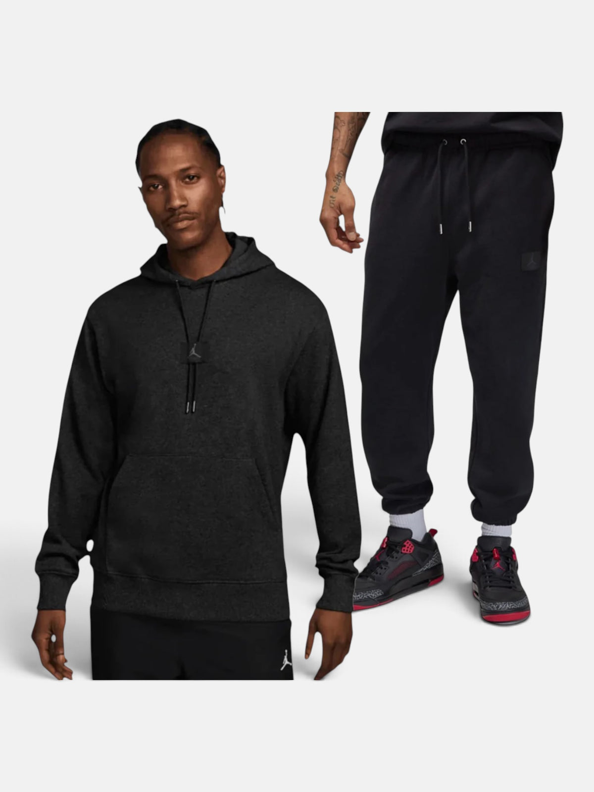 Спортивний костюм чоловічий Air Jordan Flight Fleece Black FV7247-010/FV7251-010