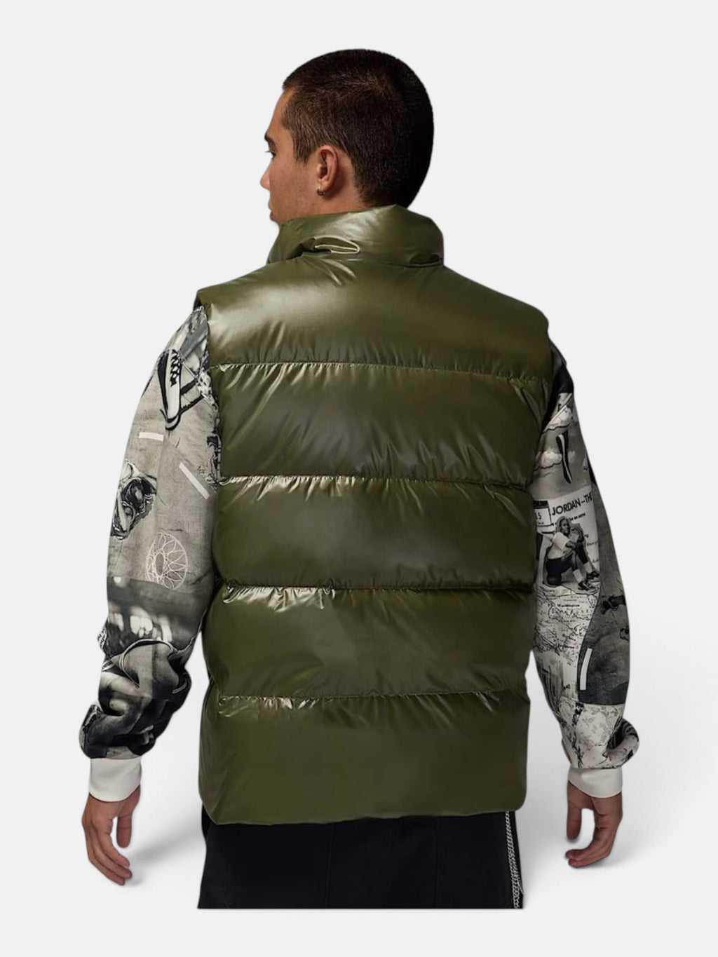 Жилетка чоловіча Air Jordan Flight Down Vest Olive FV7273-222