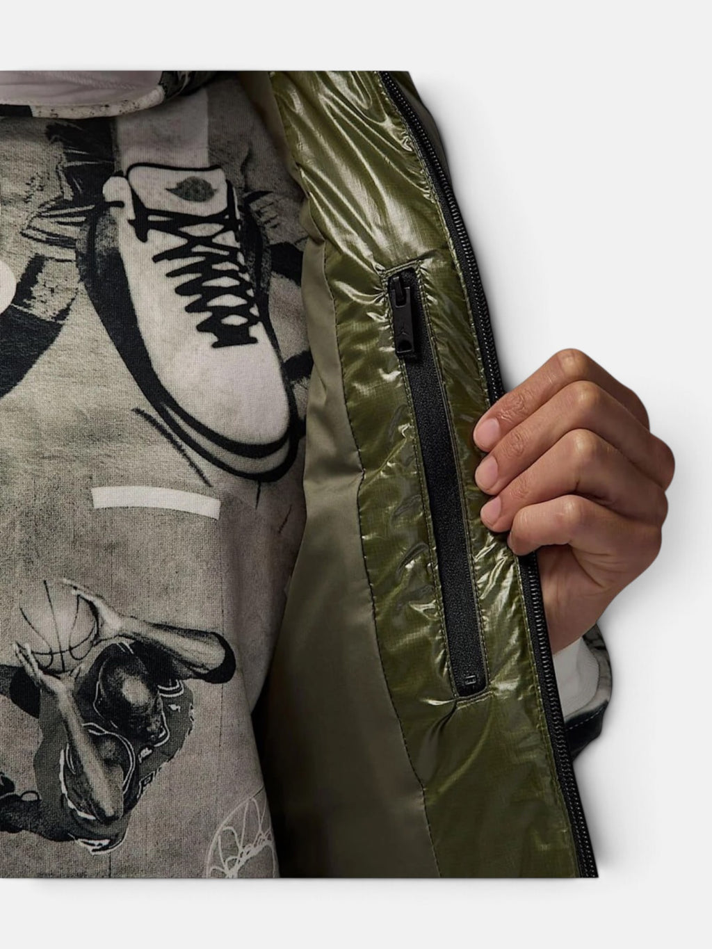 Жилетка чоловіча Air Jordan Flight Down Vest Olive FV7273-222