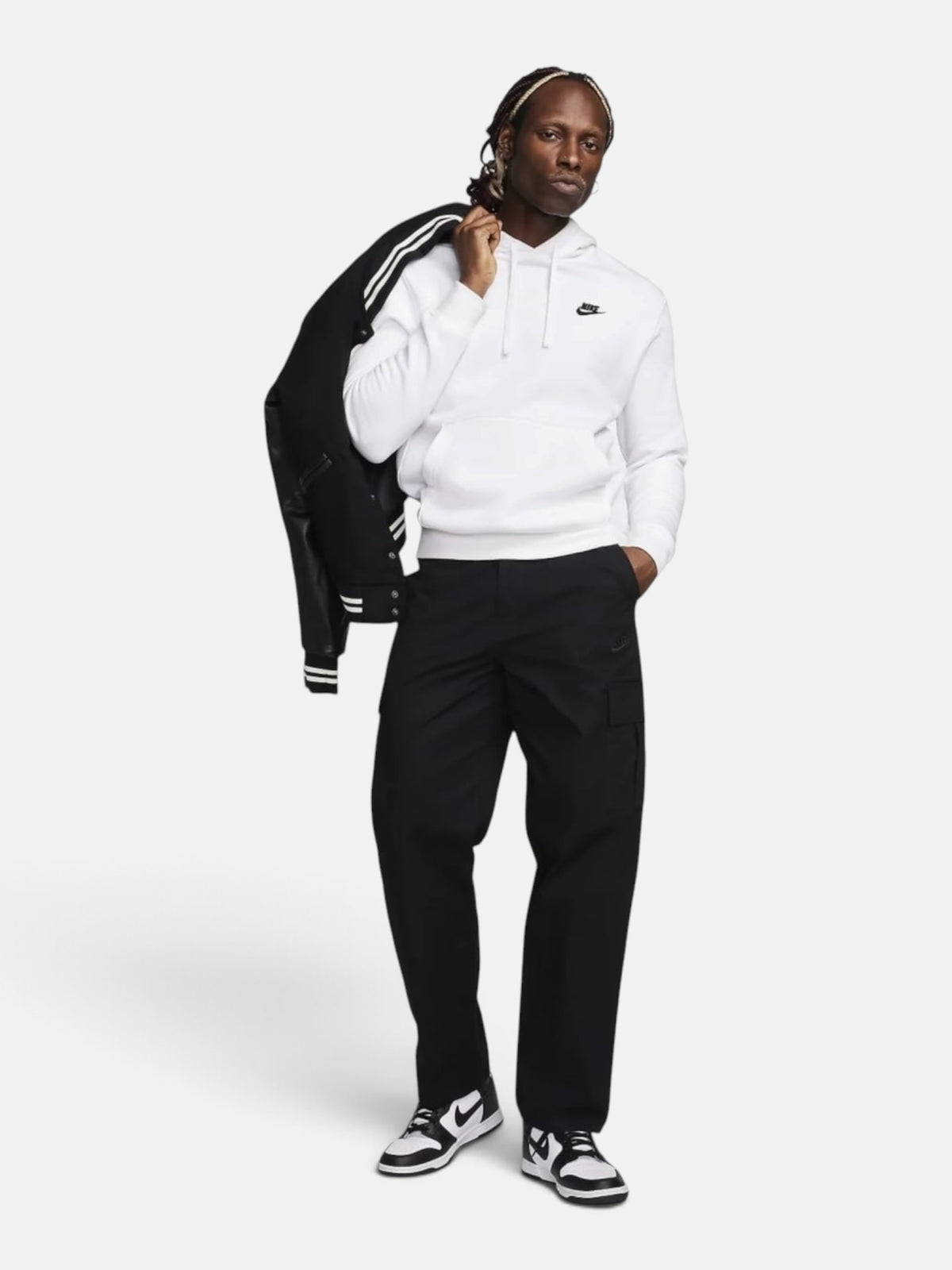 Штани чоловічі Nike Club Cargo Black FZ5765-010