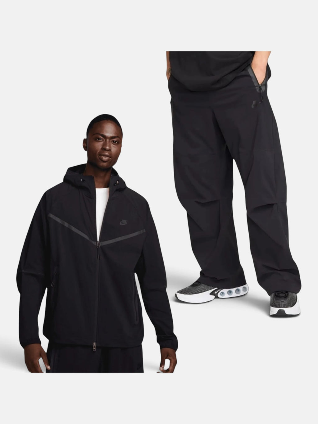 Спортивний костюм чоловічий Nike Tech Woven Black HM7151-010/HM7158-010