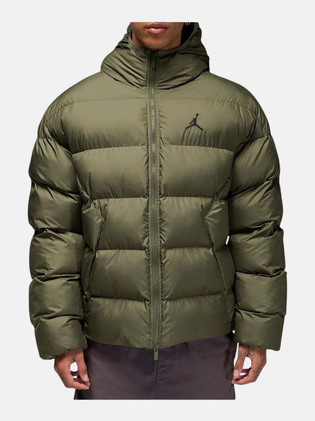 Пуховик чоловічий Air Jordan Brooklyn Therma-FIT Olive HV0532-222