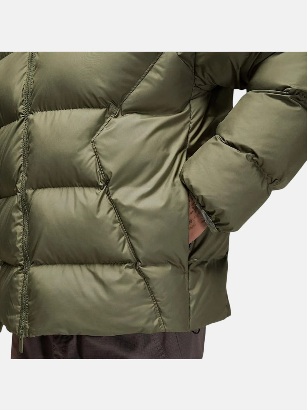 Пуховик чоловічий Air Jordan Brooklyn Therma-FIT Olive HV0532-222