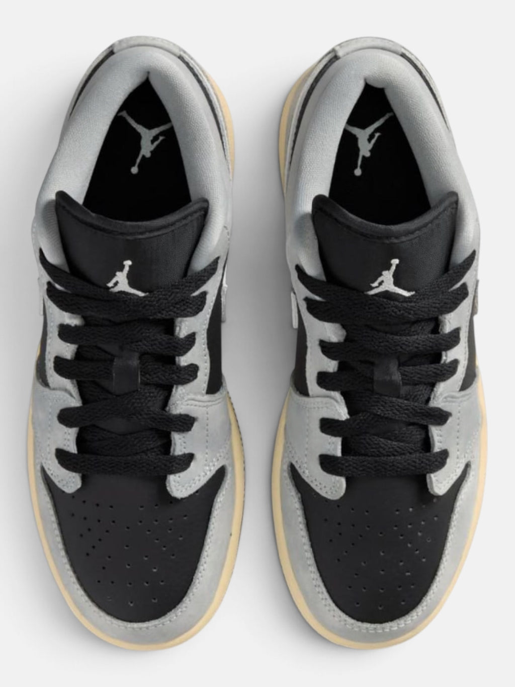 Кросівки дитячі Air Jordan 1 Low SE Light Smoke Grey/Black HQ2021-012