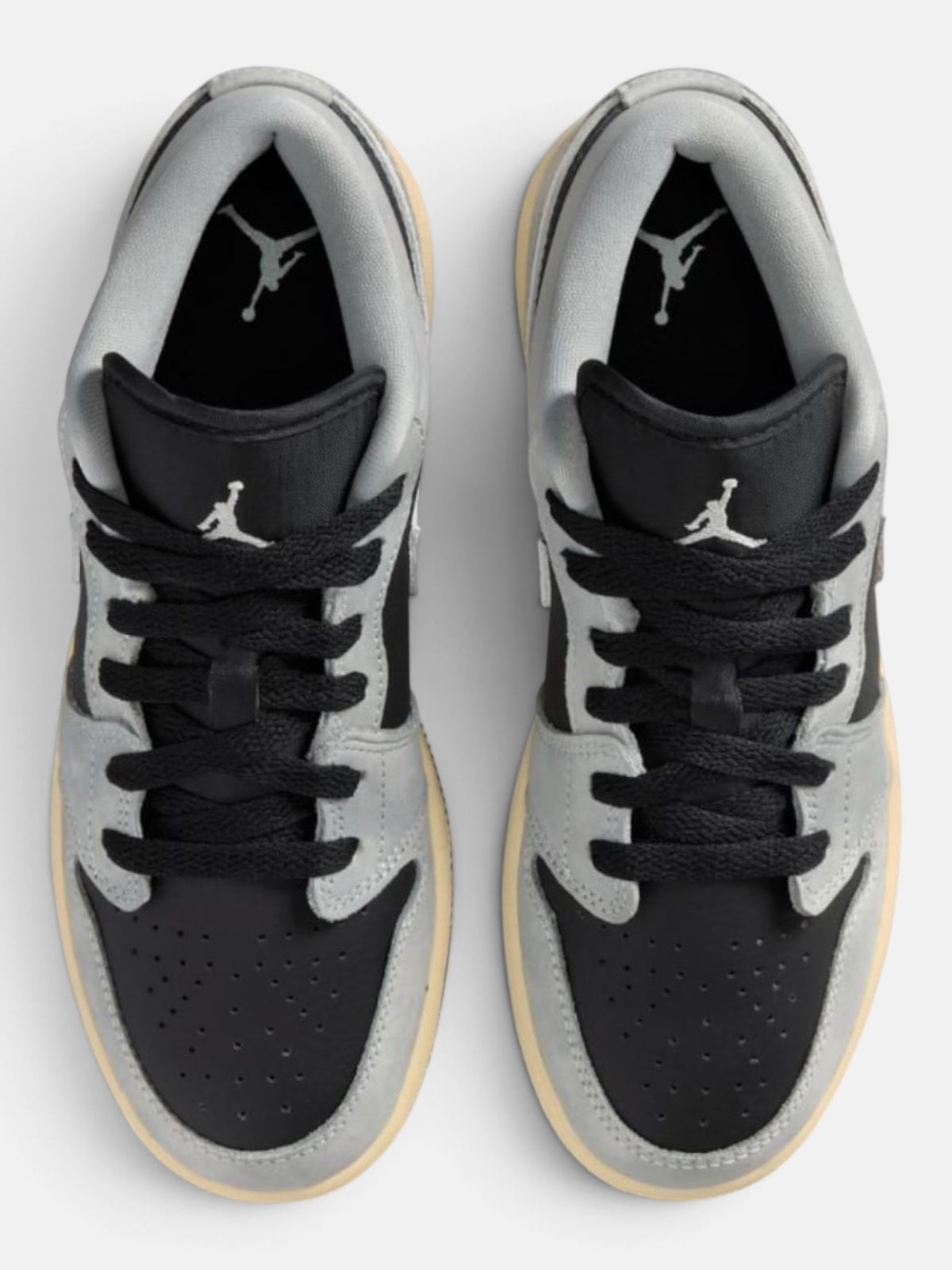 Кросівки дитячі Air Jordan 1 Low SE Light Smoke Grey/Black HQ2021-012