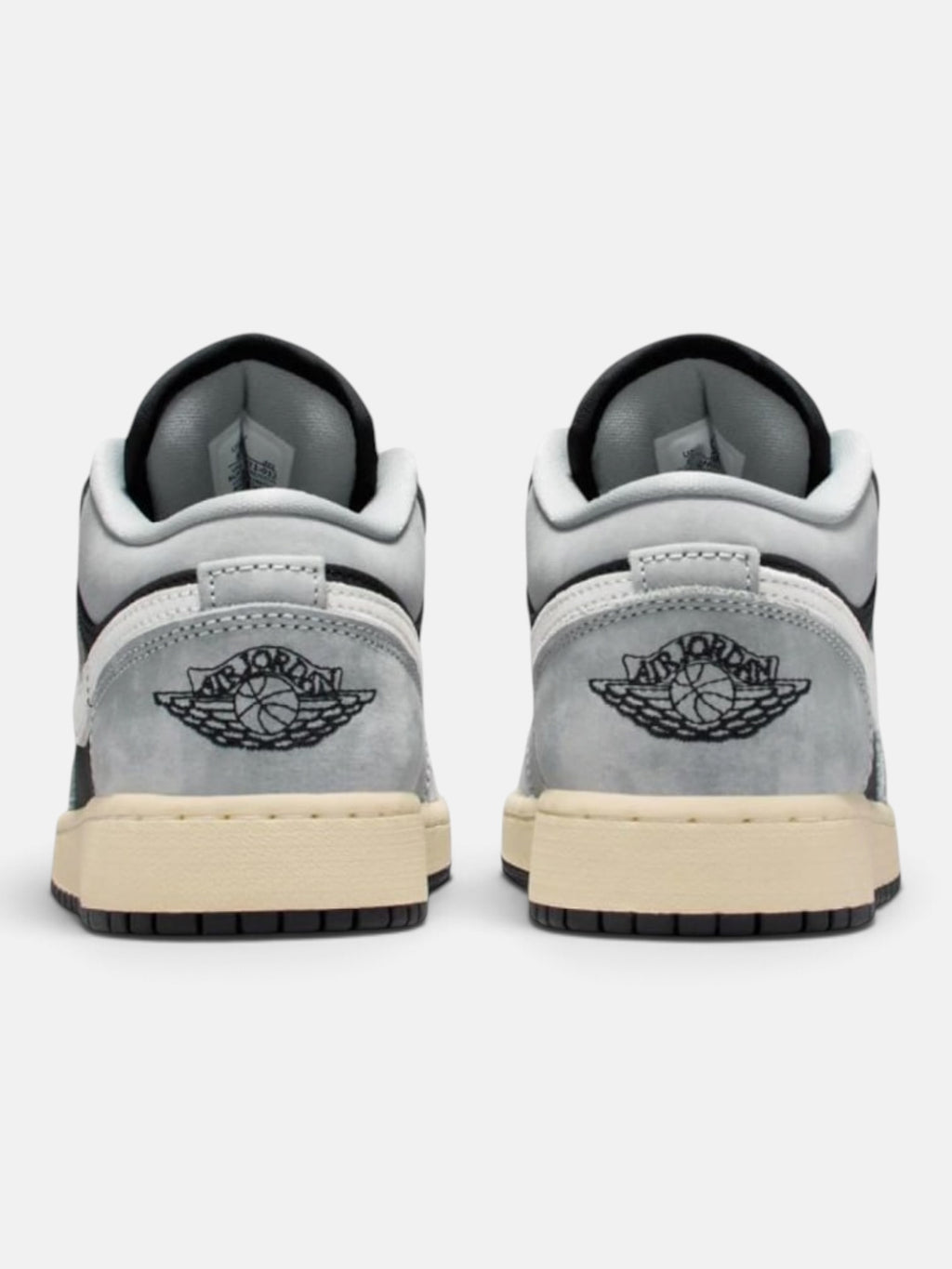 Кросівки дитячі Air Jordan 1 Low SE Light Smoke Grey/Black HQ2021-012