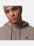 Толстовка чоловіча Air Jordan Brooklyn Fleece Oversized Full-Zip Olive Grey/Black IB7231-040