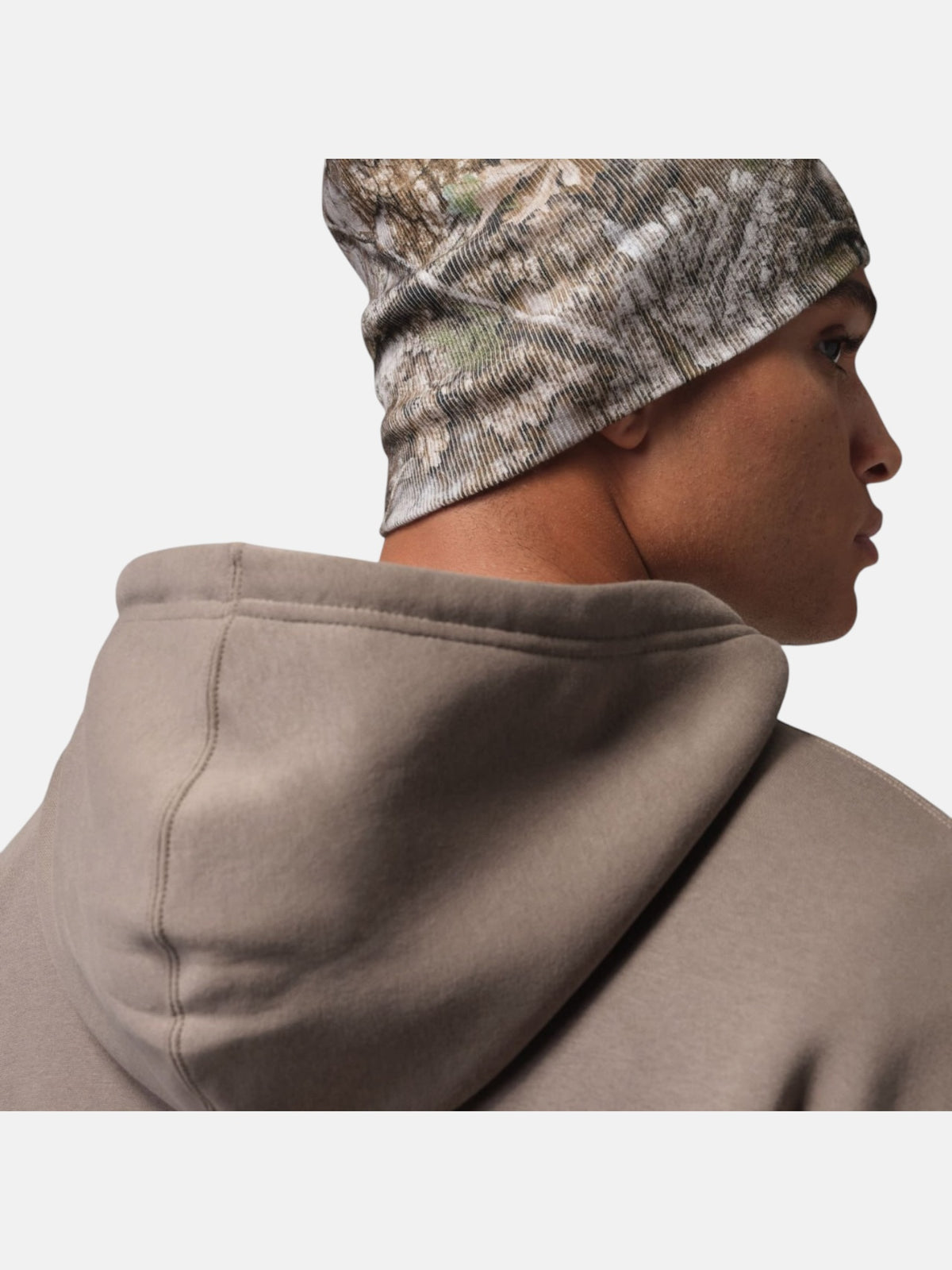 Толстовка чоловіча Air Jordan Brooklyn Fleece Oversized Full-Zip Olive Grey/Black IB7231-040