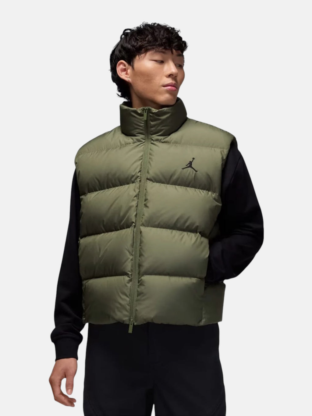 Жилетка чоловіча Air Jordan Flight Solid Down Vest Medium Olive/Black IF4261-222