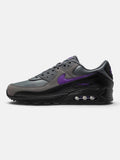 Кросівки чоловічі Nike Air Max 90 Iron Grey/Black/White/Wild Grape IF0670-004