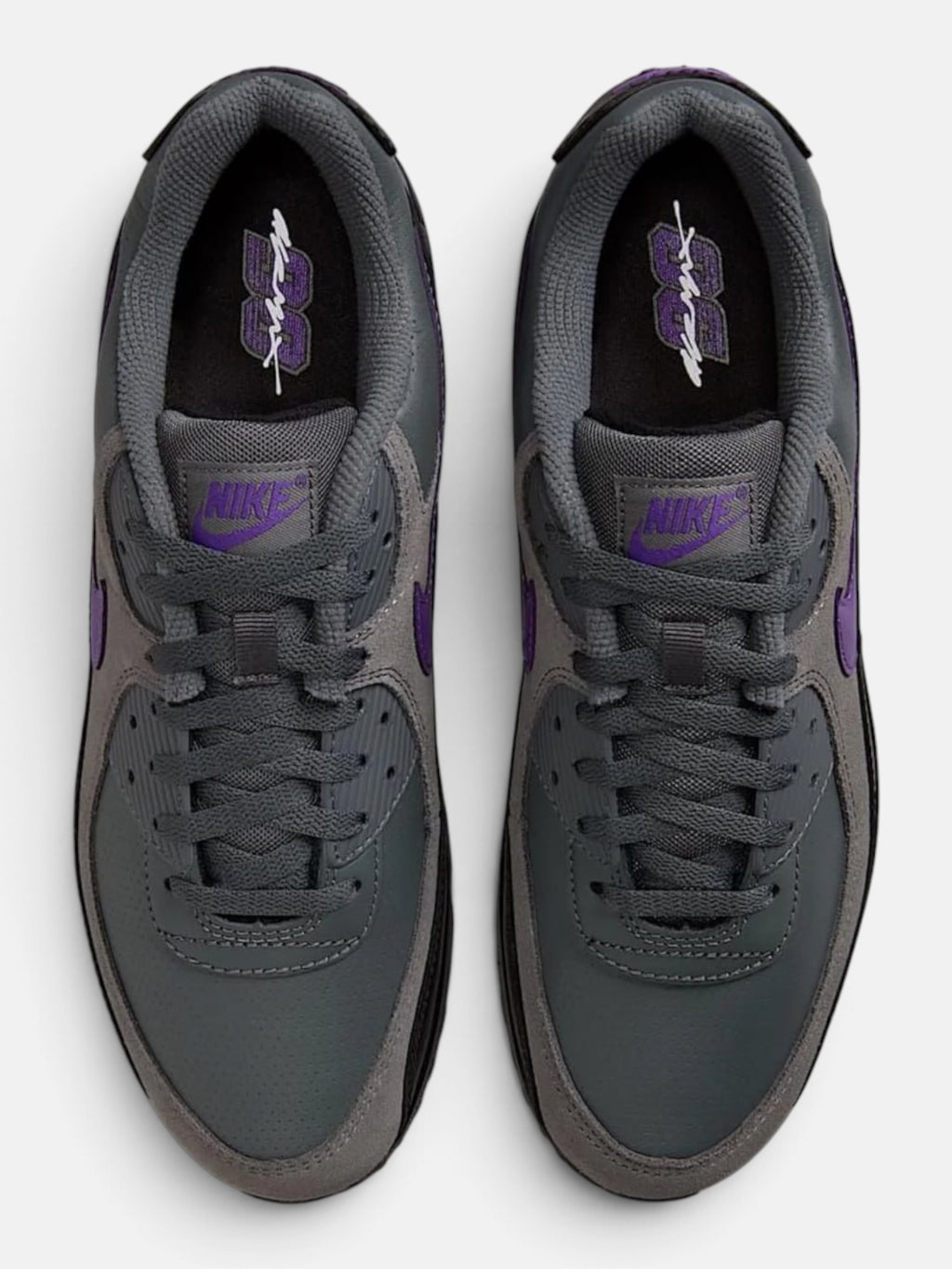 Кросівки чоловічі Nike Air Max 90 Iron Grey/Black/White/Wild Grape IF0670-004