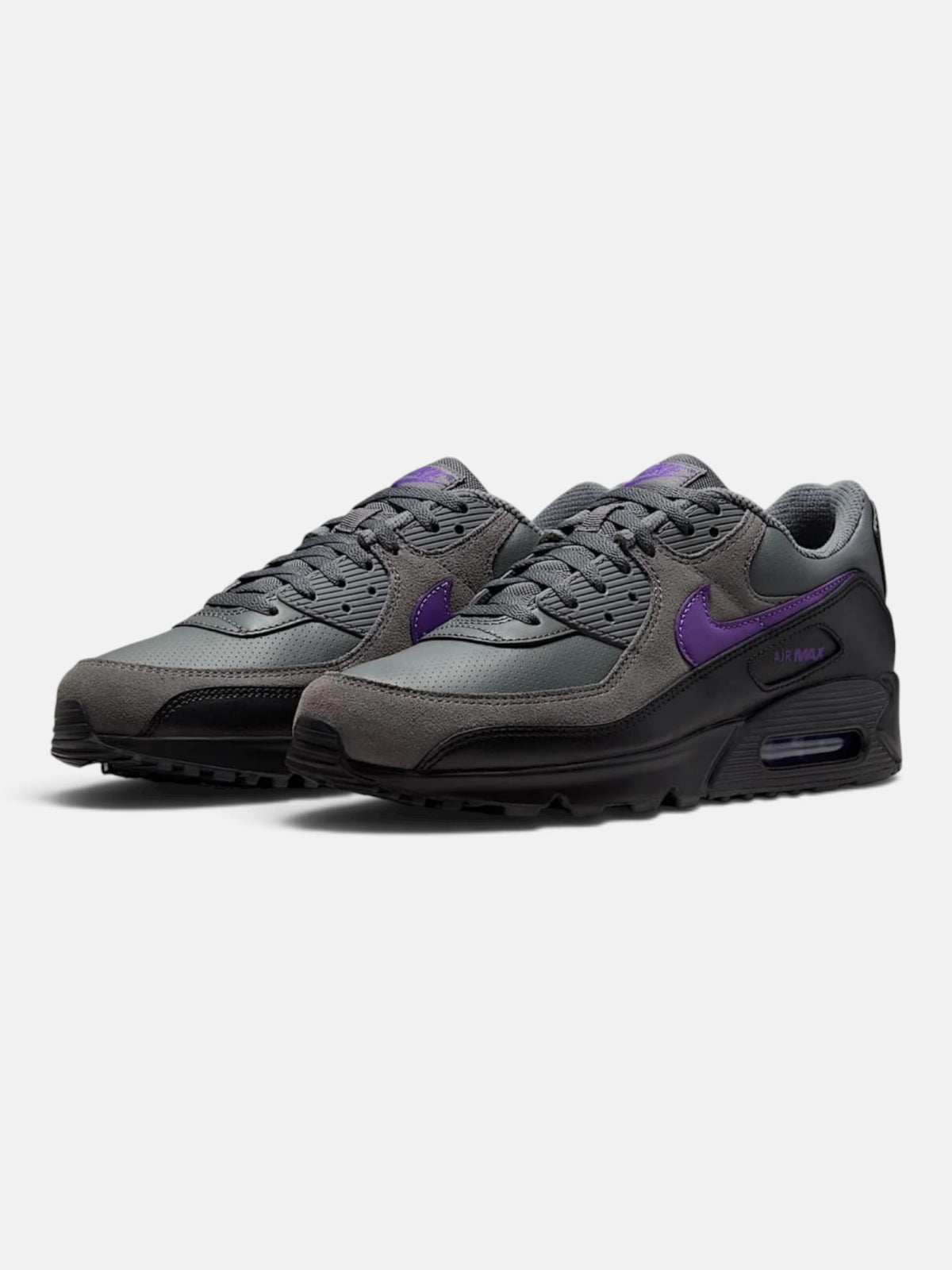 Кросівки чоловічі Nike Air Max 90 Iron Grey/Black/White/Wild Grape IF0670-004
