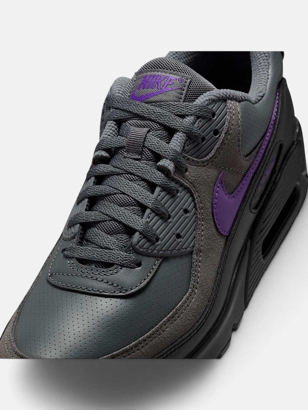Кросівки чоловічі Nike Air Max 90 Iron Grey/Black/White/Wild Grape IF0670-004