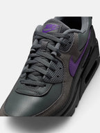 Кросівки чоловічі Nike Air Max 90 Iron Grey/Black/White/Wild Grape IF0670-004