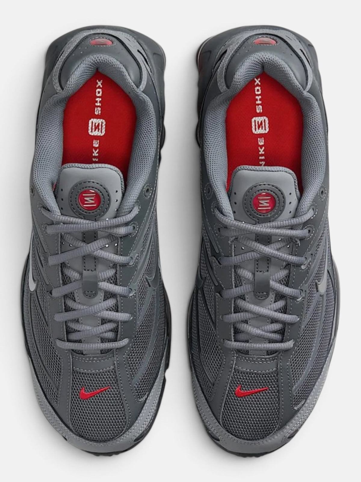 Кросівки чоловічі Nike Shox Ride 2 Smoke Grey/University Red/Iron Grey/Metallic Silver IM5999-084