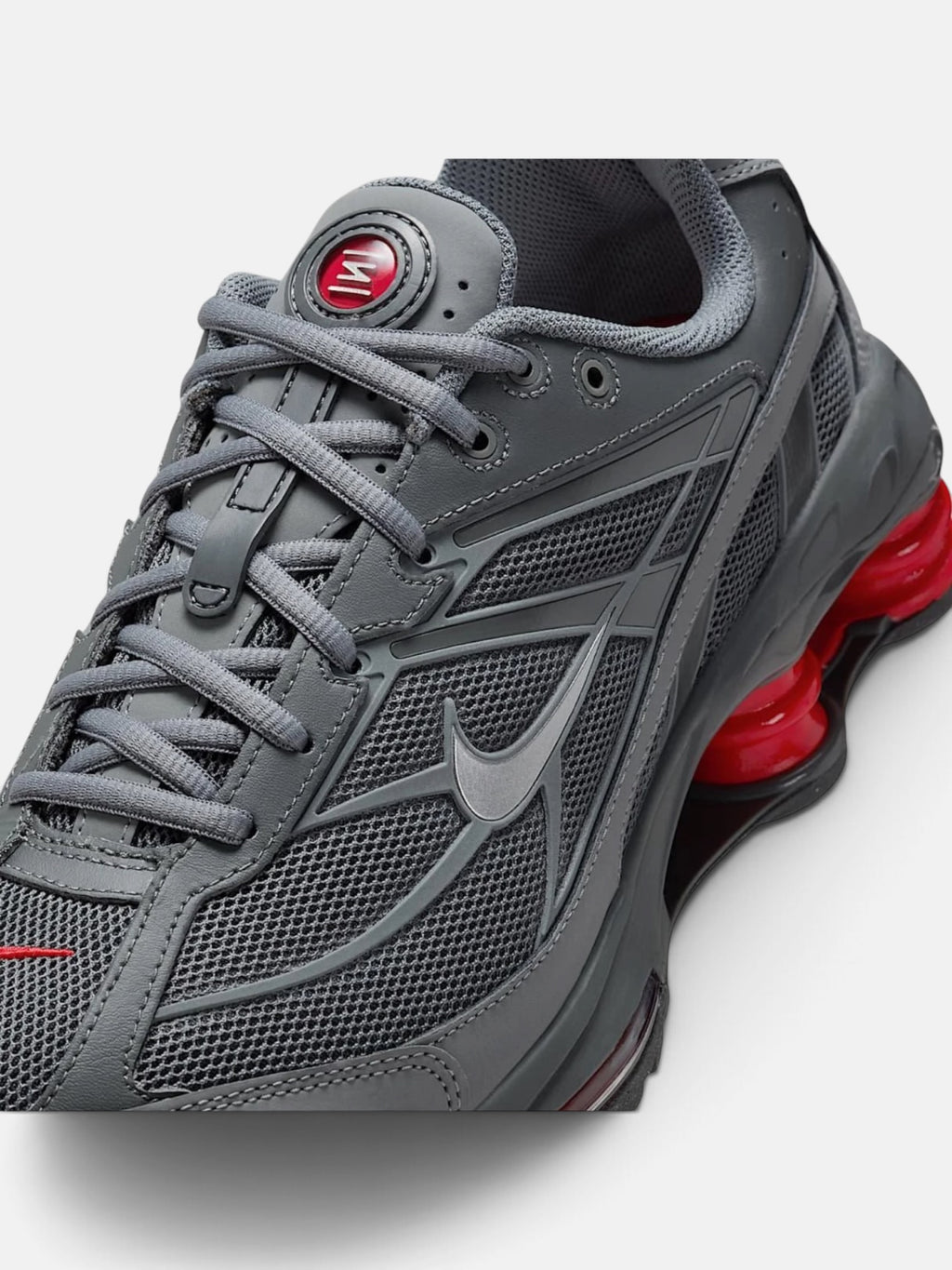 Кросівки чоловічі Nike Shox Ride 2 Smoke Grey/University Red/Iron Grey/Metallic Silver IM5999-084
