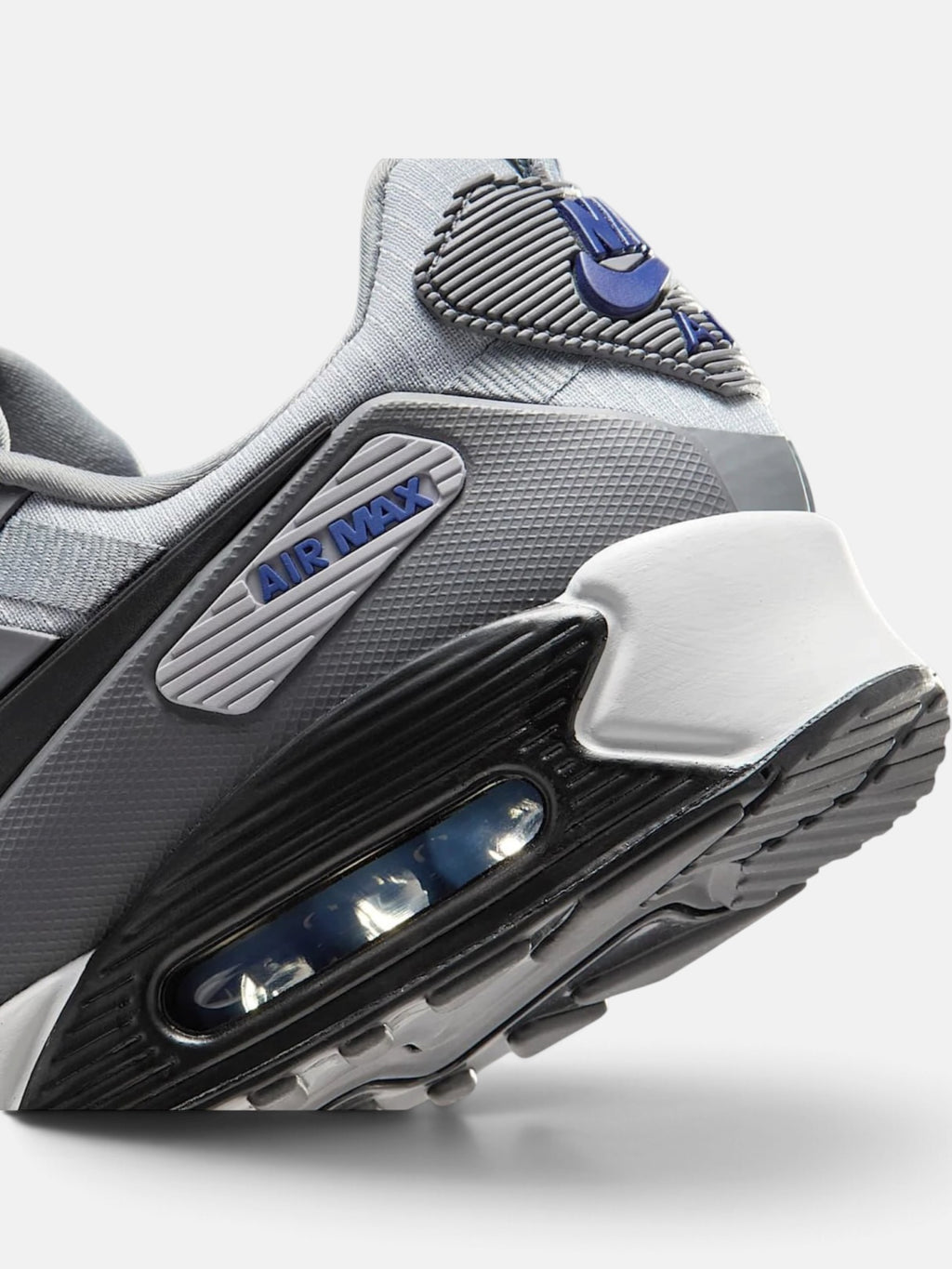 Кросівки чоловічі Nike Air Max 90 Drift Cool Grey/Deep Royal Blue/Wolf Grey/Black IO1908-002