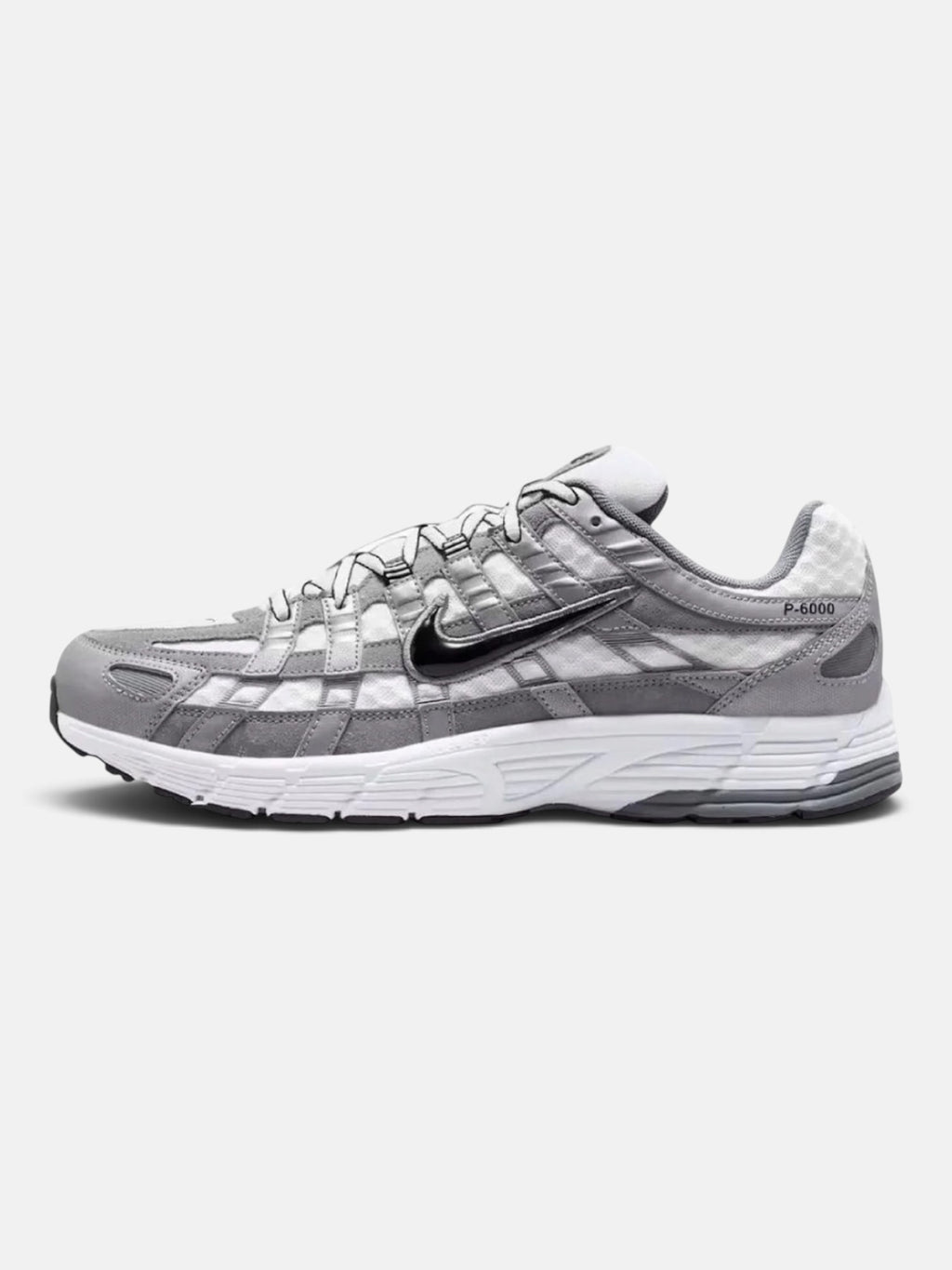 Кросівки чоловічі Nike P-6000 White/Black/Metallic Cool Grey/Cool Grey IR2004-100