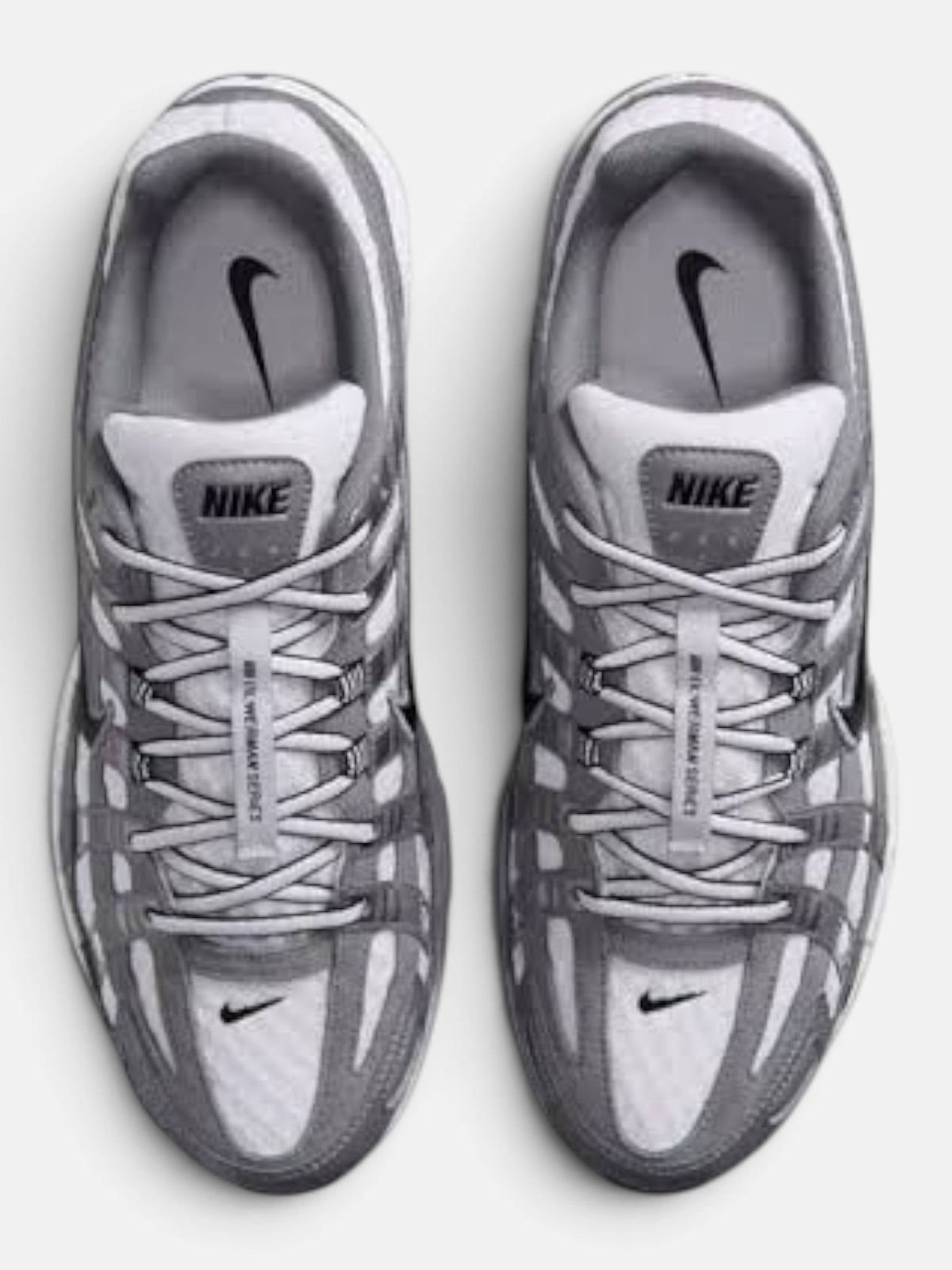 Кросівки чоловічі Nike P-6000 White/Black/Metallic Cool Grey/Cool Grey IR2004-100