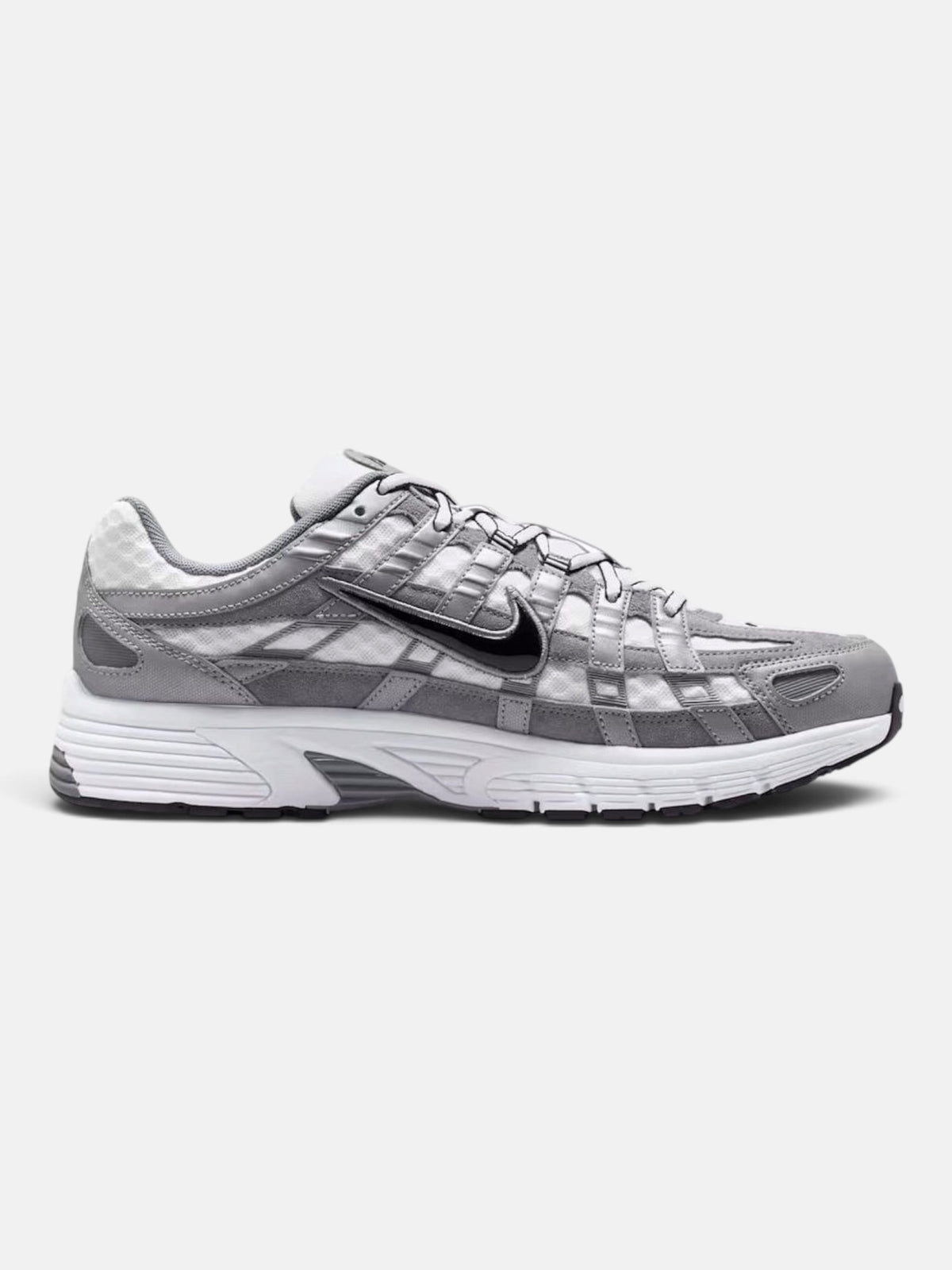 Кросівки чоловічі Nike P-6000 White/Black/Metallic Cool Grey/Cool Grey IR2004-100