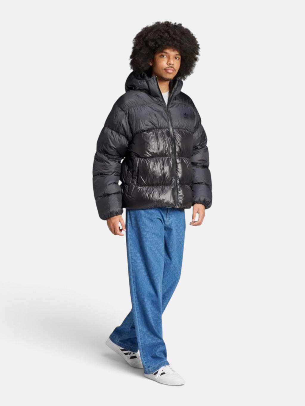 Пуховик чоловічий Adidas Adicolor Down Regen Jacket Black IW3454