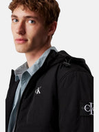 Куртка чоловіча Calvin Klein Jeans Padded Hooded Harrington Black J30J325596