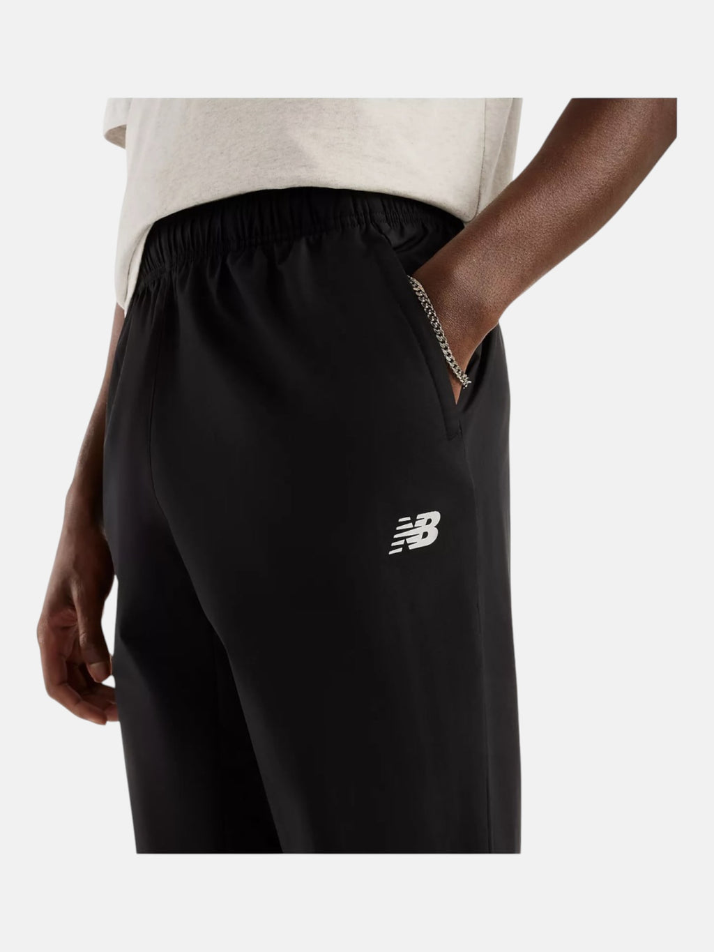 Штани чоловічі New Balance Utility Woven Pant Black/White MB61K61RBK