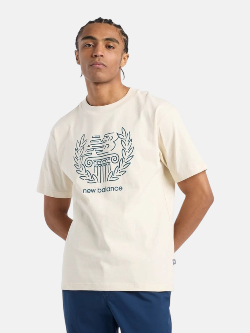 Футболка чоловіча New Balance Debut Sculpture T-Shirt Linen MT51974LIN