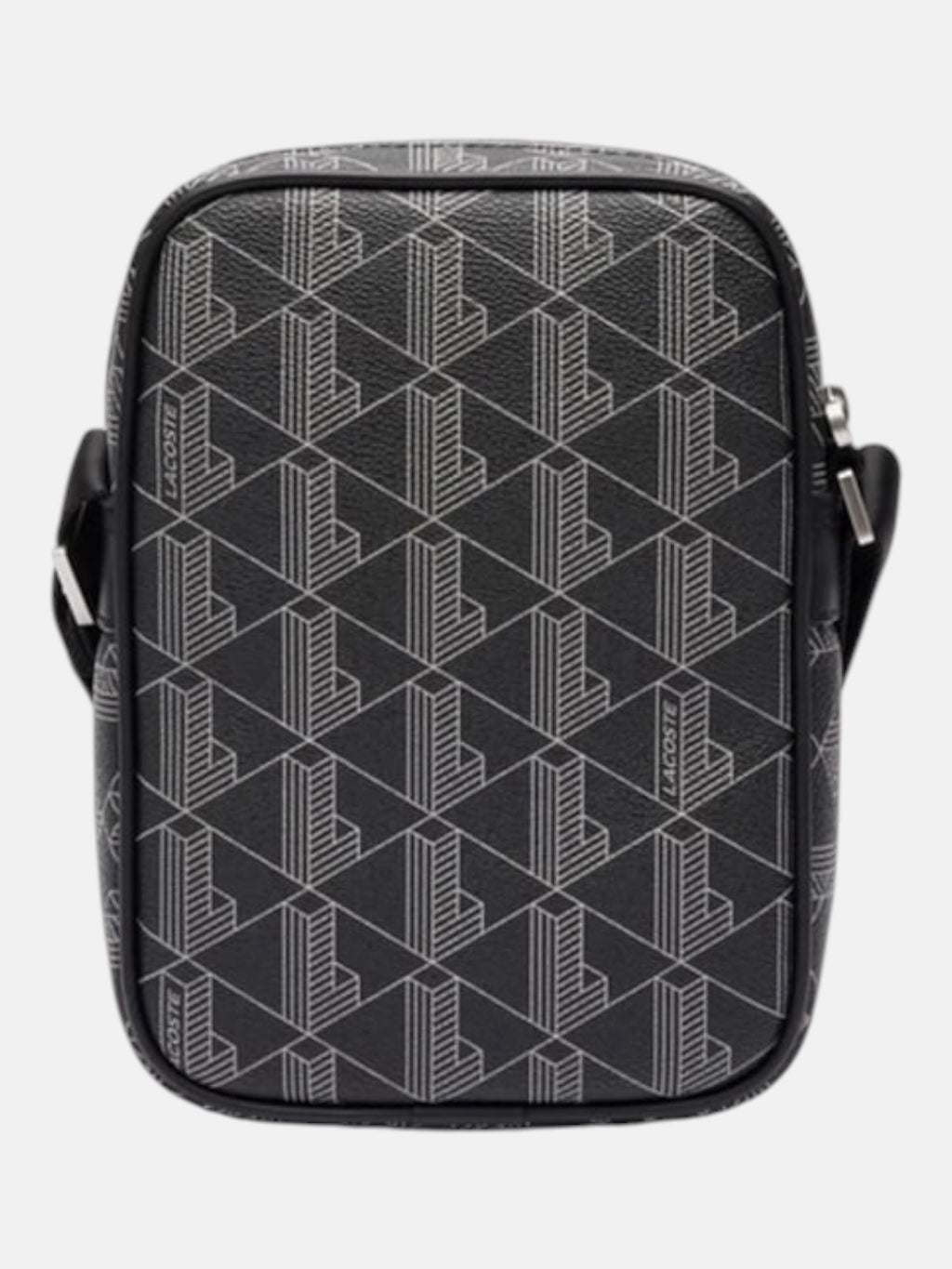 Сумка чоловіча Lacoste The Blend Monogram Grey/Black NH4410LX.H45