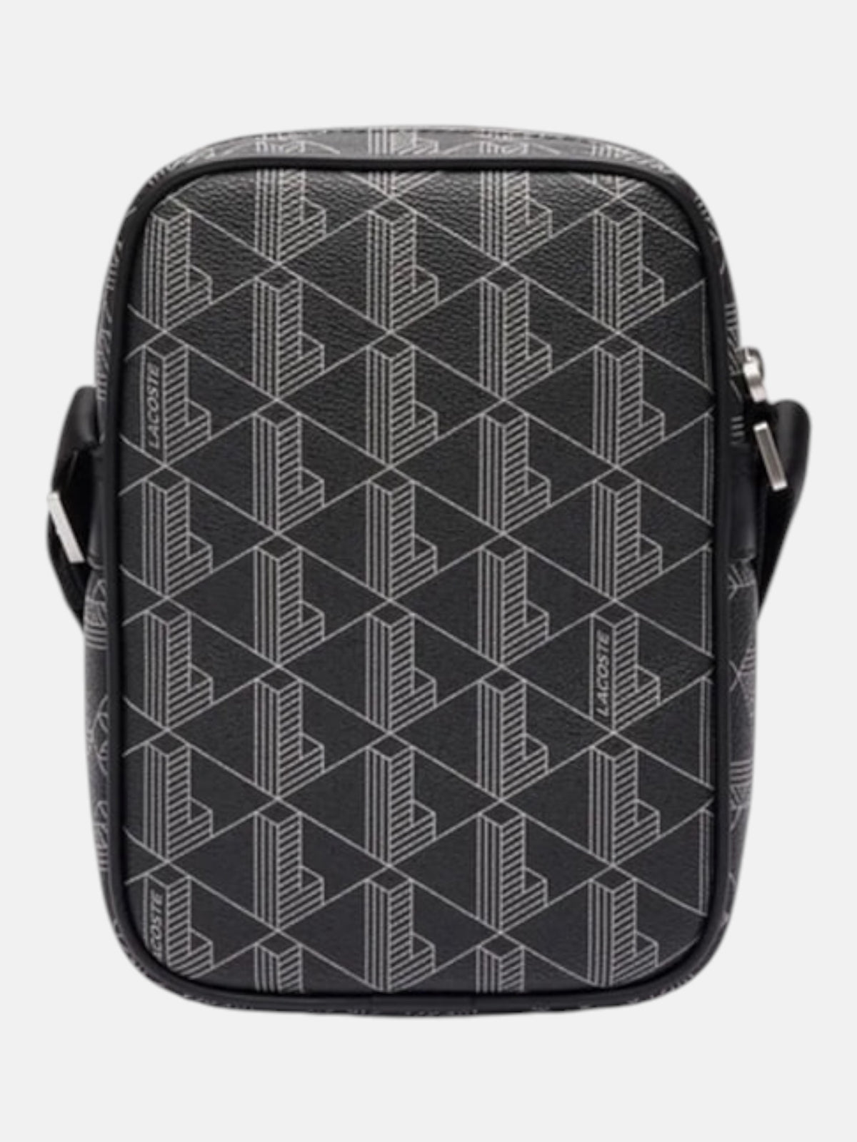 Сумка чоловіча Lacoste The Blend Monogram Grey/Black NH4410LX.H45