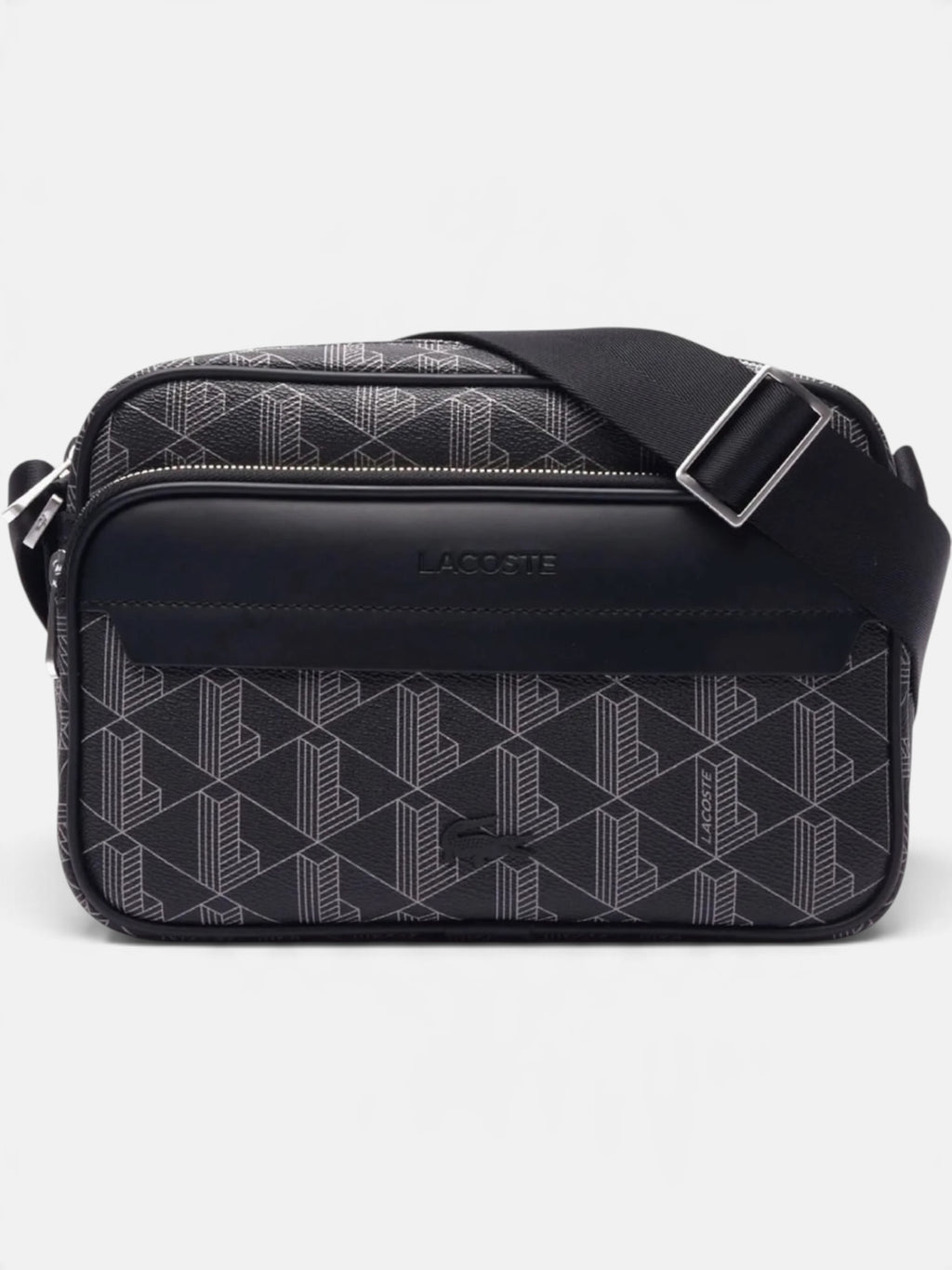 Сумка чоловіча Lacoste The Blend Shoulder Bag Black/Grey NH4578LX.H45