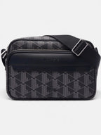 Сумка чоловіча Lacoste The Blend Shoulder Bag Black/Grey NH4578LX.H45