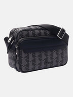 Сумка чоловіча Lacoste The Blend Shoulder Bag Black/Grey NH4578LX.H45