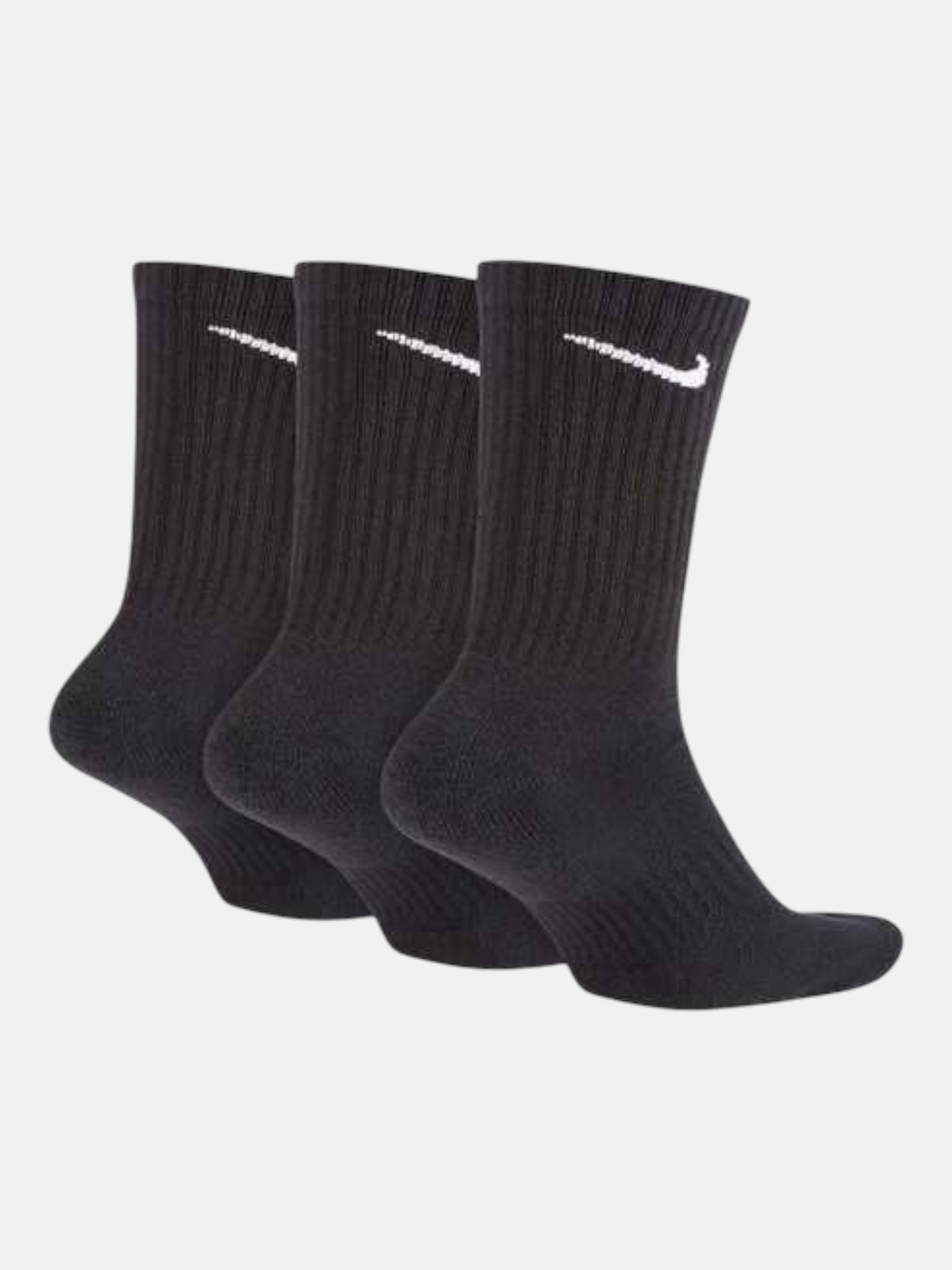 Шкарпетки унісекс Nike Everyday Cushioned Crew (3 пари) Black/White SX7664-010