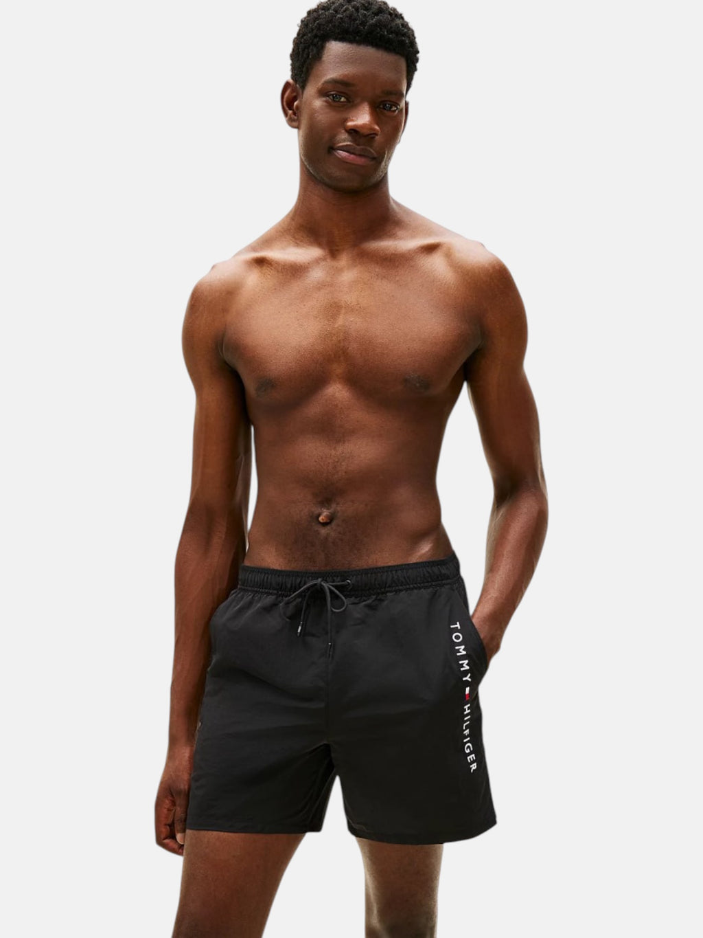Шорти чоловічі для плавання Tommy Hilfiger Original Logo Black UM0UM03748-BDS