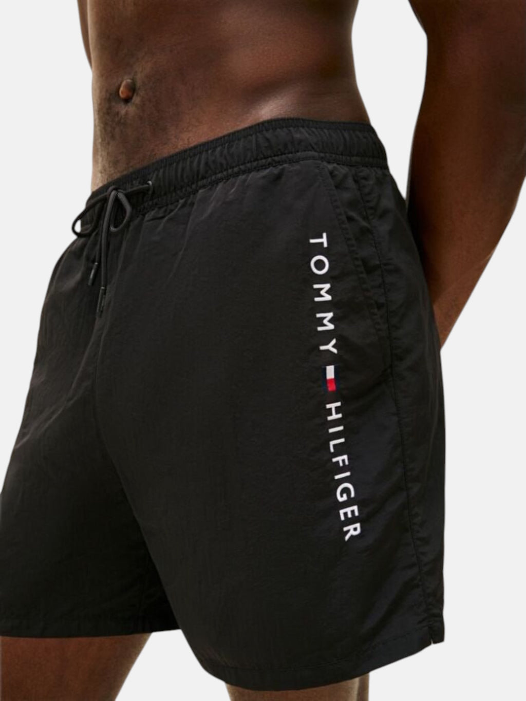 Шорти чоловічі для плавання Tommy Hilfiger Original Logo Black UM0UM03748-BDS