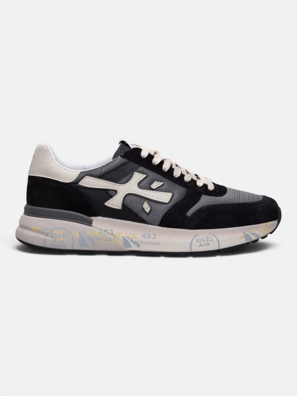 Кросівки чоловічі Premiata Mick Black/Grey VAR.8085