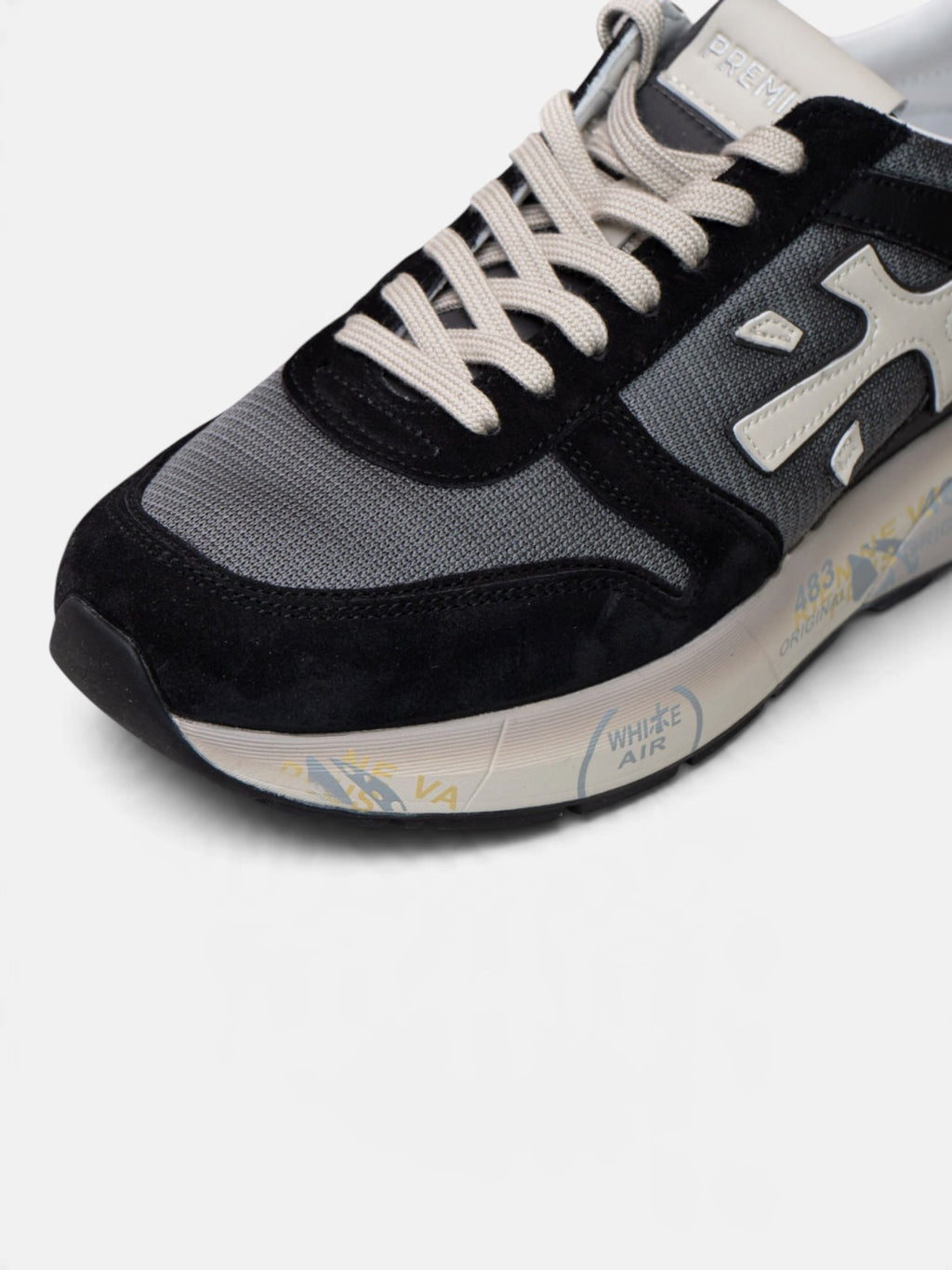 Кросівки чоловічі Premiata Mick Black/Grey VAR.8085