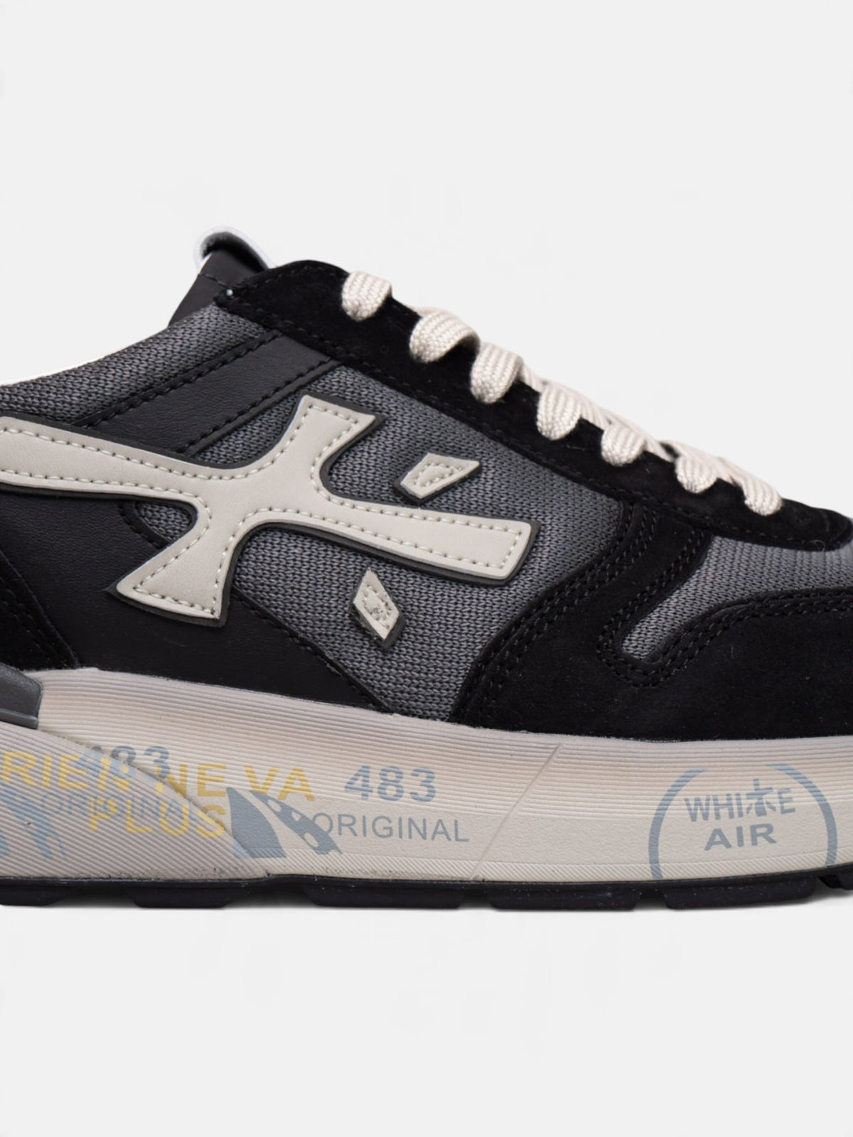 Кросівки чоловічі Premiata Mick Black/Grey VAR.8085