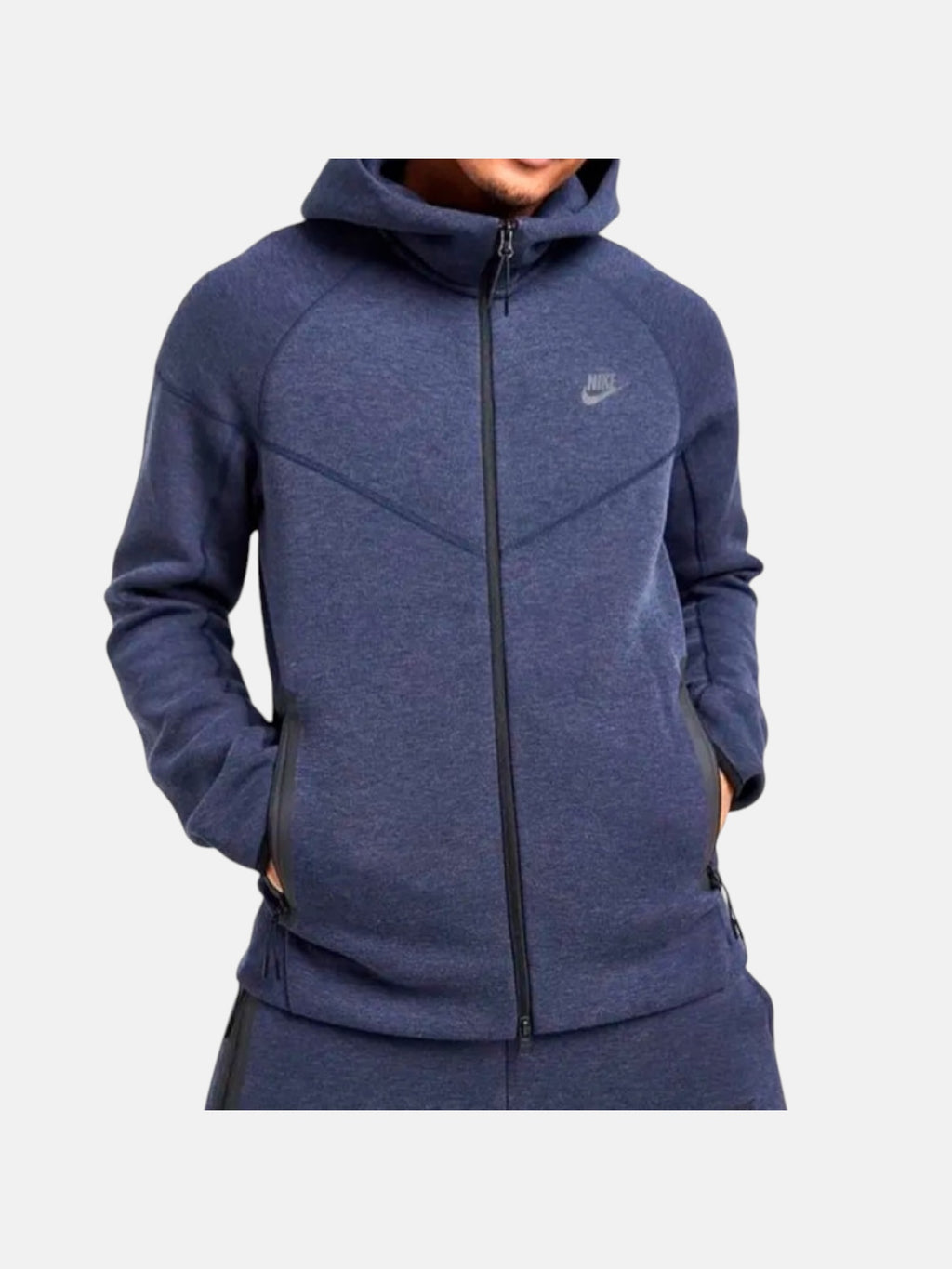 Чоловіча кофта Nike Tech Fleece Full-Zip Windrunner Hoodie Blue FB7921-473