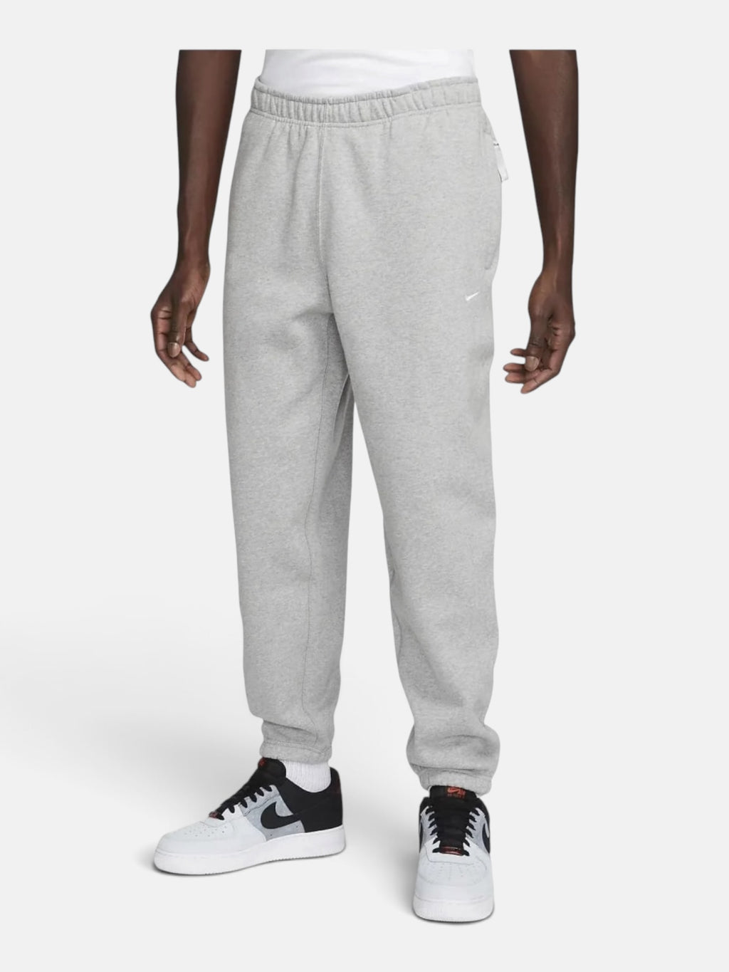 Штани чоловічі Nike Solo Swoosh Fleece Pant Grey DX1364-063