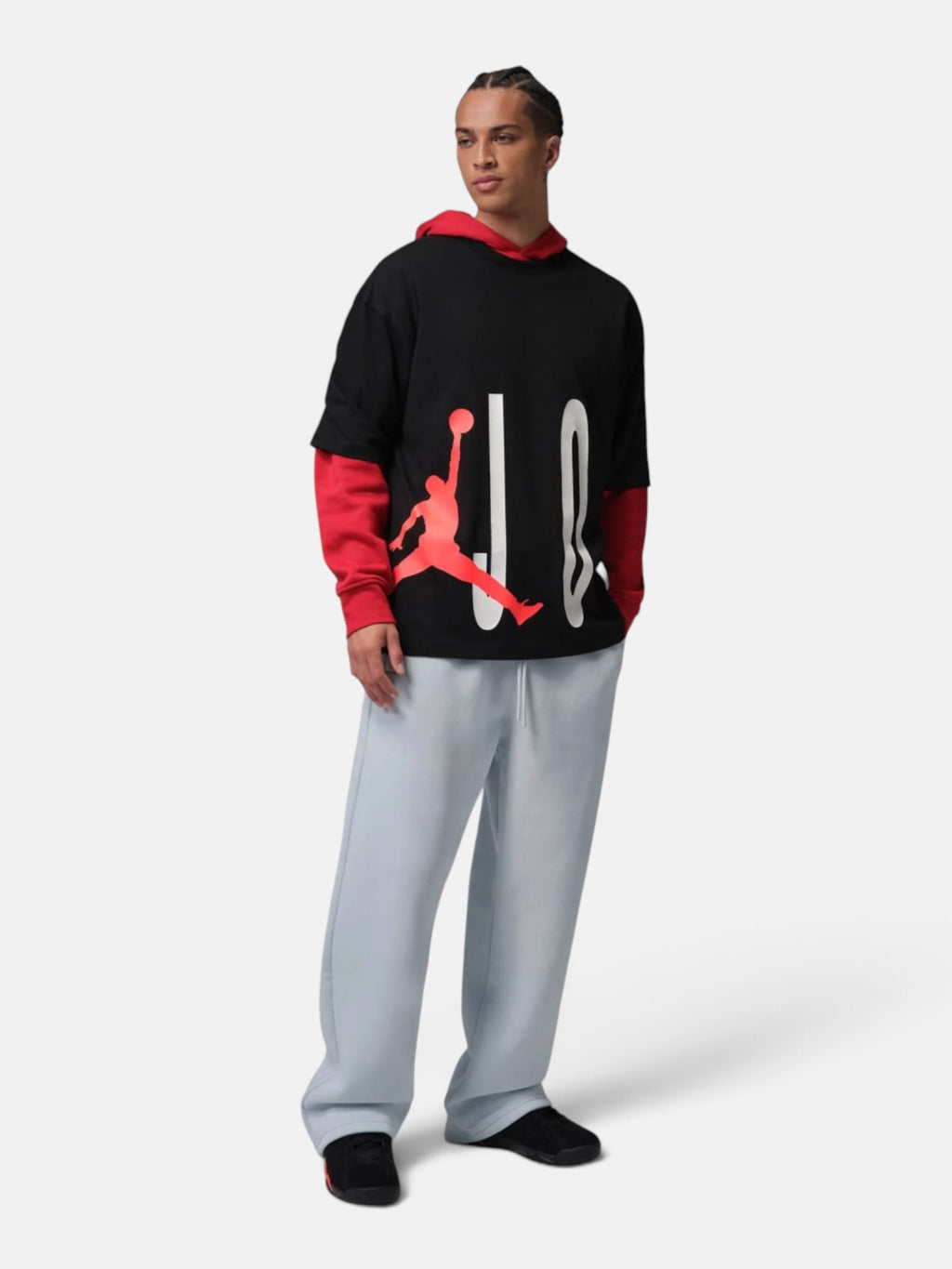 Спортивні штани Jordan Brooklyn Fleece Oversized Open-Hem "Aura" IB7238-472