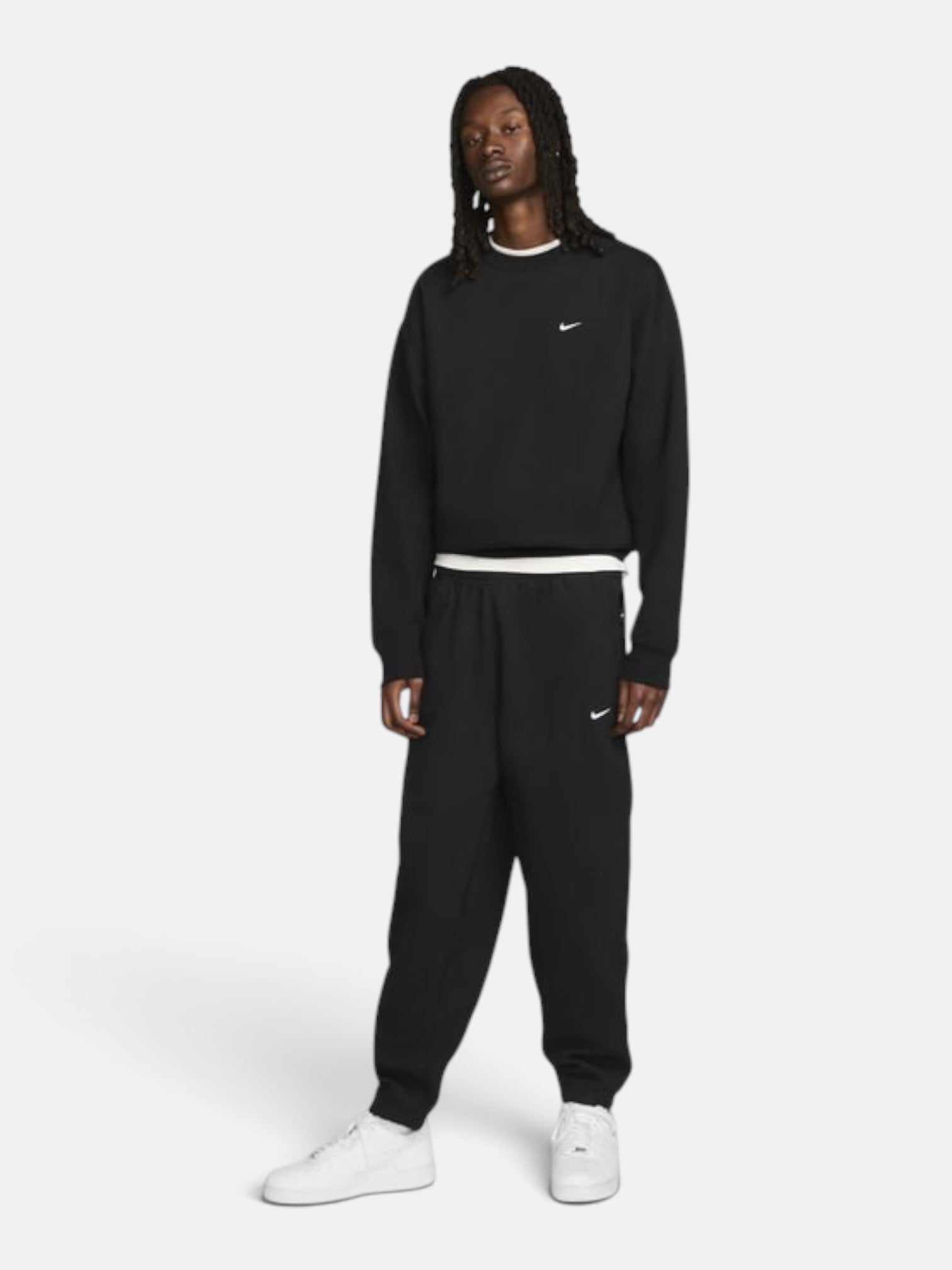 Штани чоловічі Nike Solo Swoosh Fleece Joggers "Black" DX1364-010