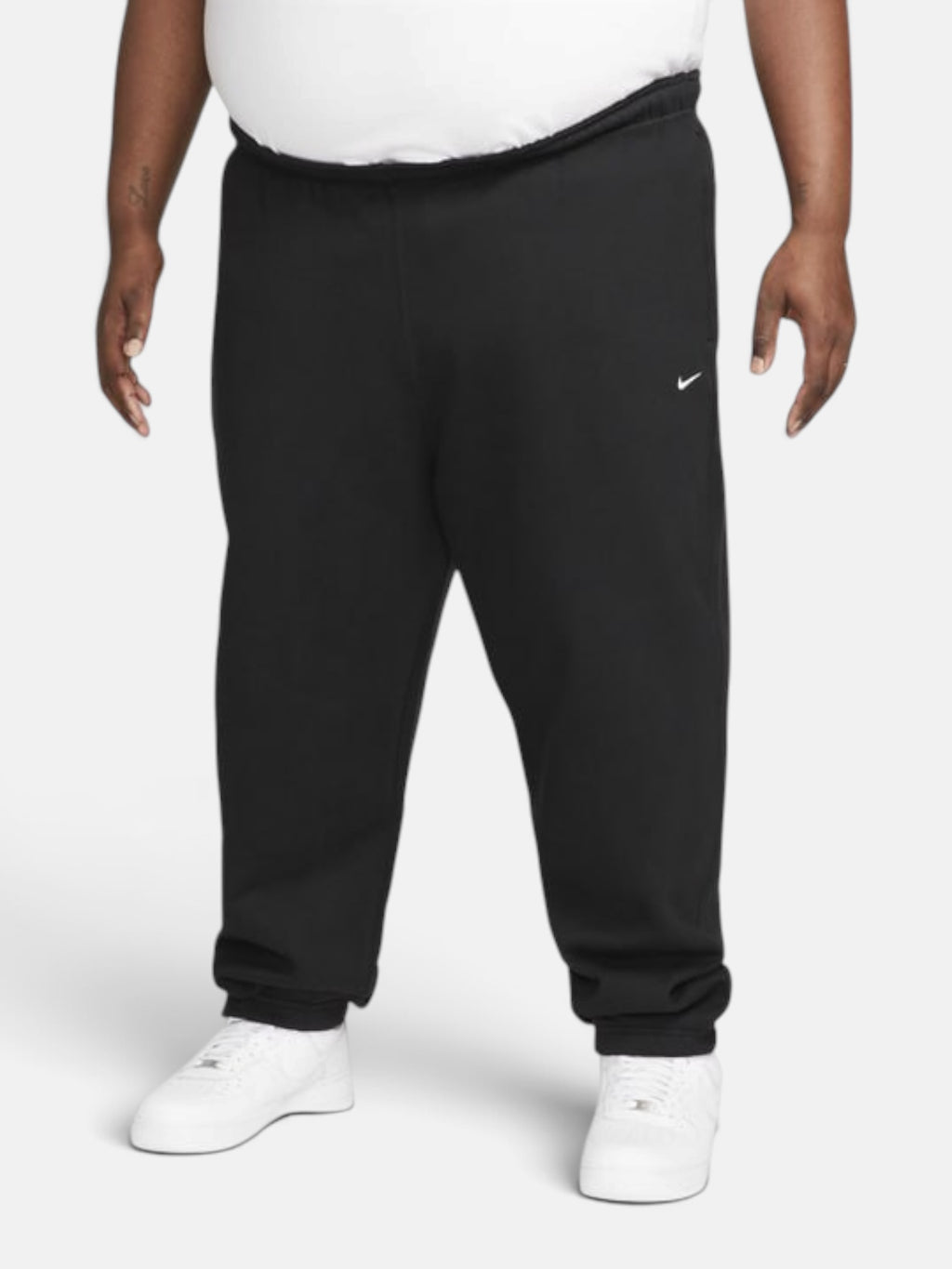Штани чоловічі Nike Solo Swoosh Fleece Joggers "Black" DX1364-010