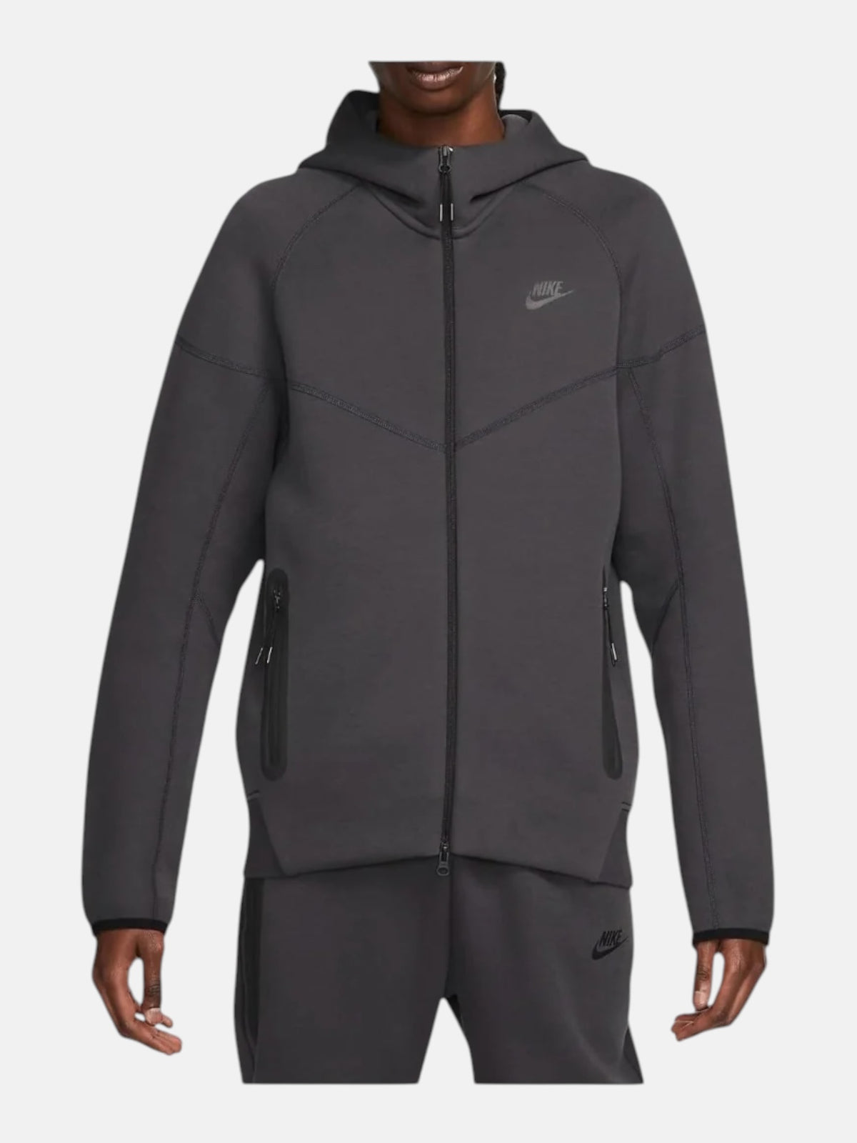 Толстовка чоловіча Nike Sportswear Tech Fleece Windrunner Grey FB7921-060