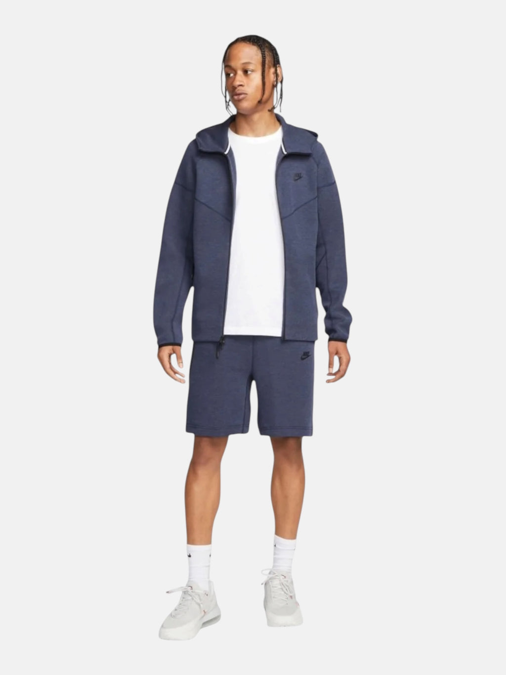 Толстовка чоловіча Nike Tech Fleece Full-Zip Windrunner Hoodie Blue FB7921-473