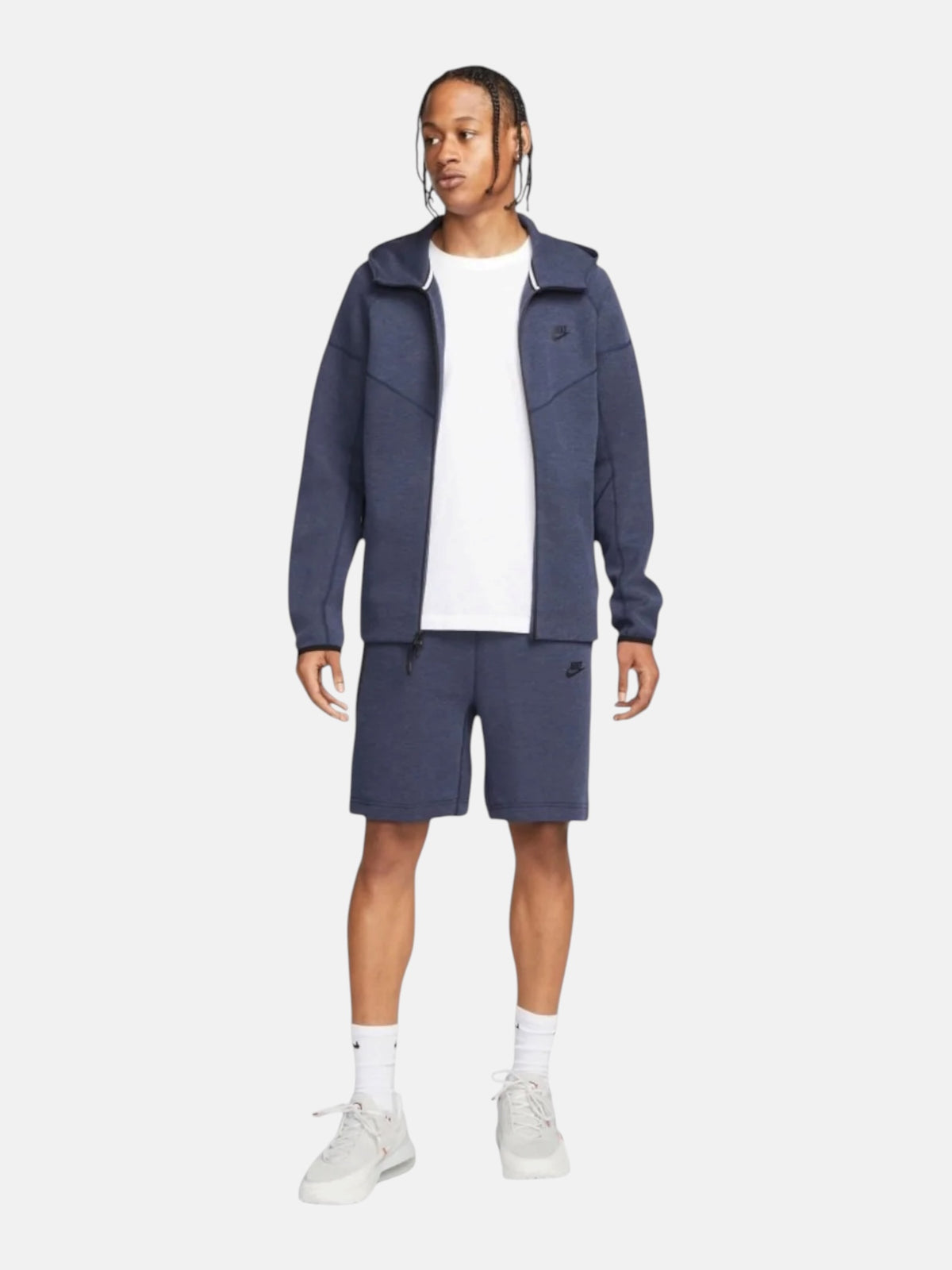 Толстовка чоловіча Nike Tech Fleece Full-Zip Windrunner Hoodie Blue FB7921-473