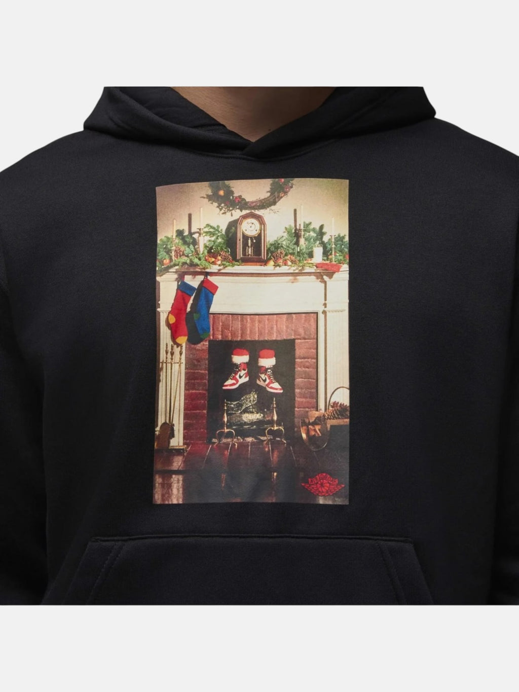 Худі чоловіче Air Jordan Jumpman "Chimney" Fleece Pullover Black HQ5654-010