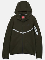 Толстовка чоловіча Nike Tech Fleece Windrunner Full-Zip Reflective "Olive" IM6537-355