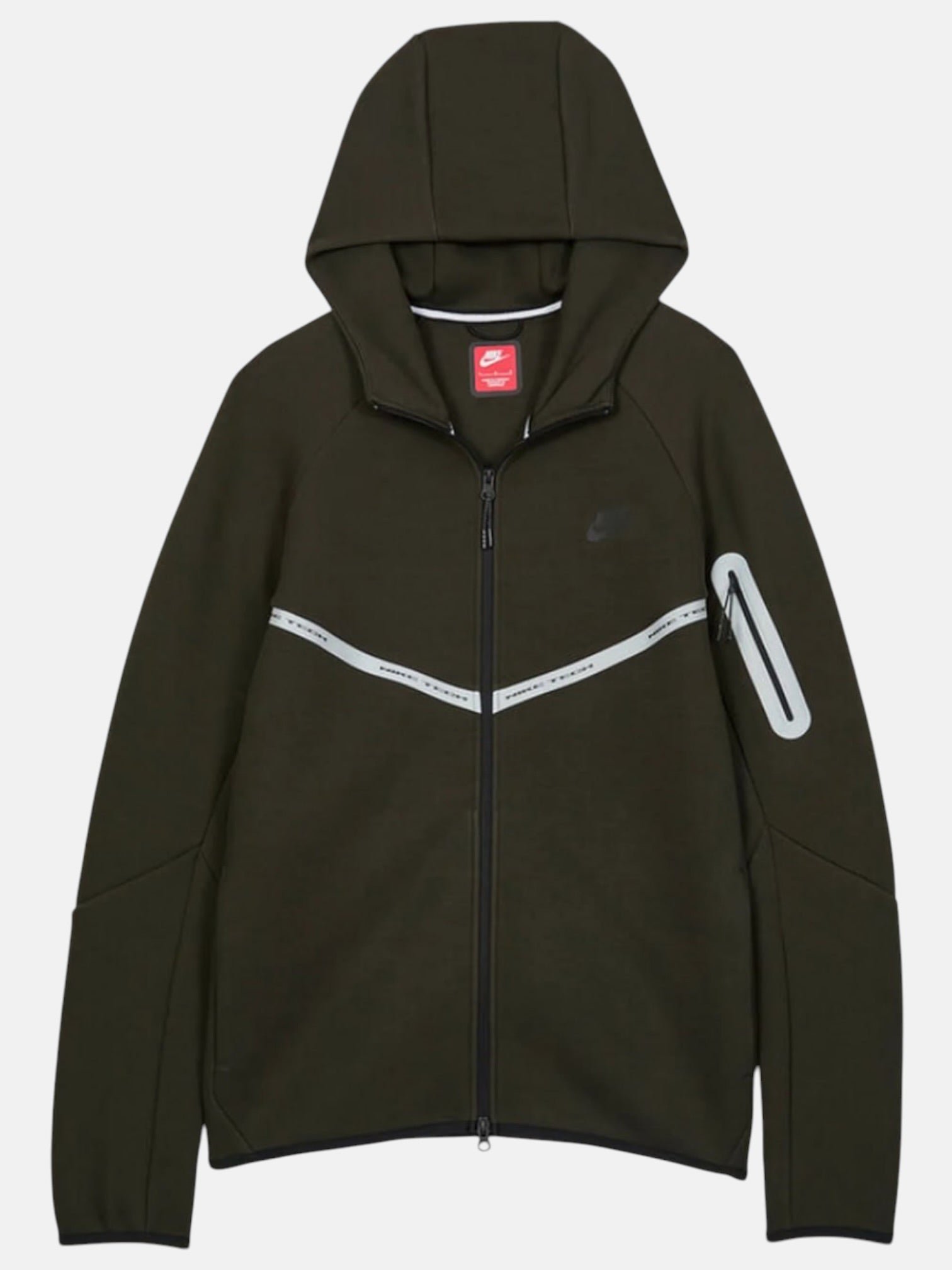 Толстовка чоловіча Nike Tech Fleece Windrunner Full-Zip Reflective "Olive" IM6537-355